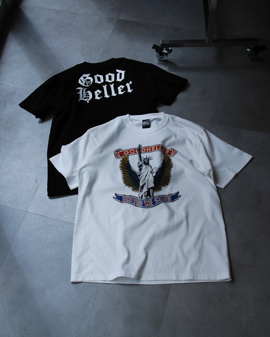 GOOD HELLER | THE S.O.L WING LOGO S/S T-SHIRT - Black