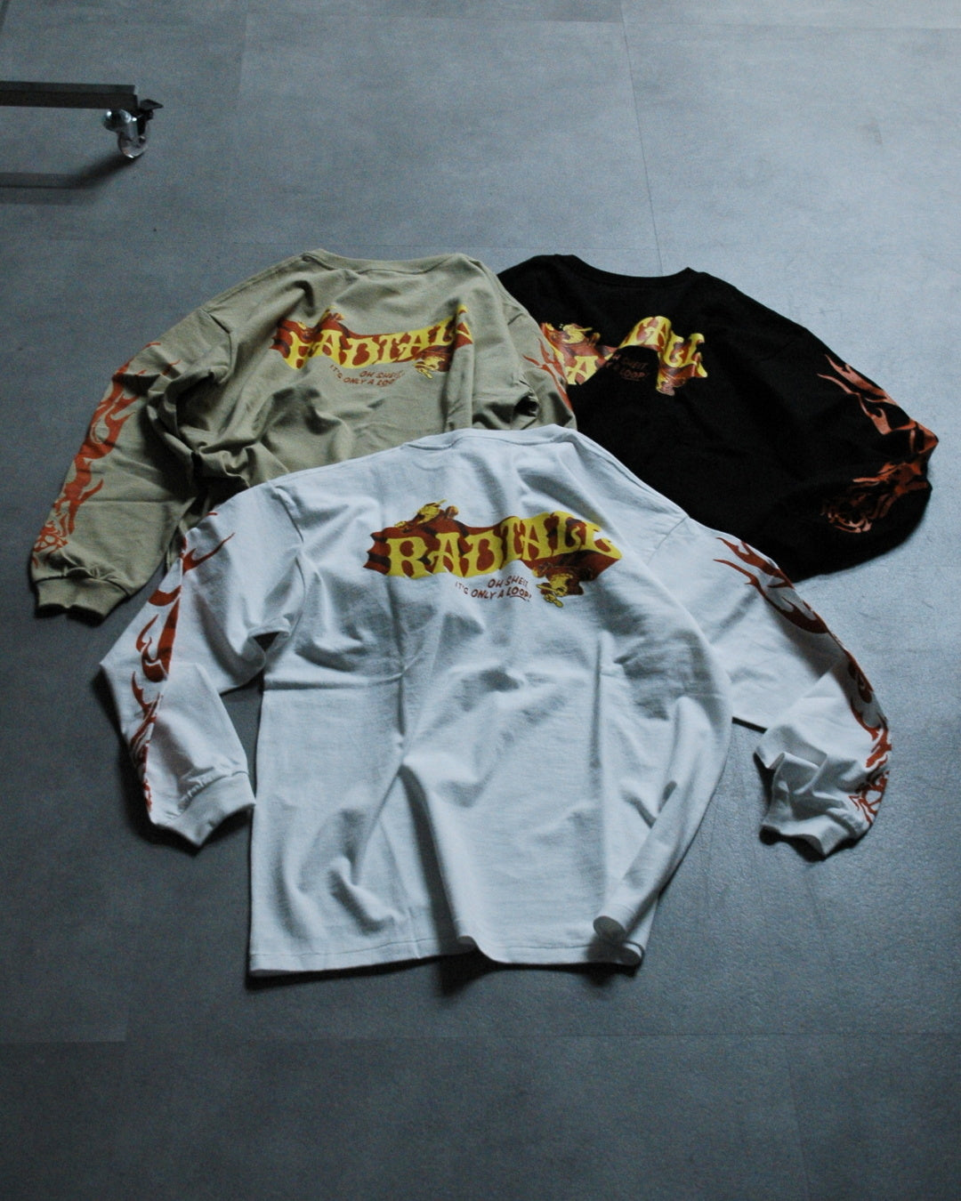 RADIALL | LO-N-SLO - CREW NECK T-SHIRT L/S - White