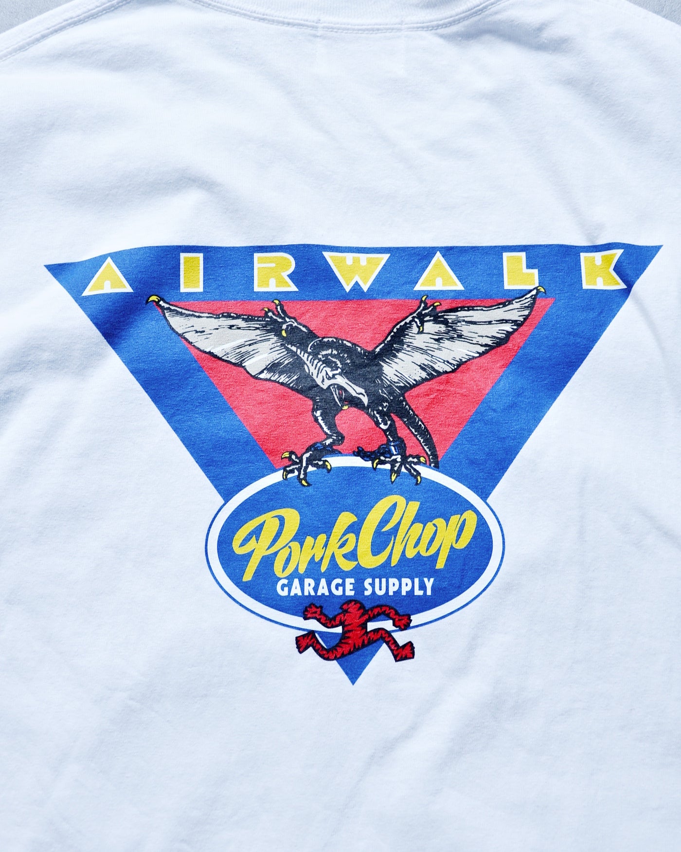 PORKCHOP | AP TRIANGLE TEE - White