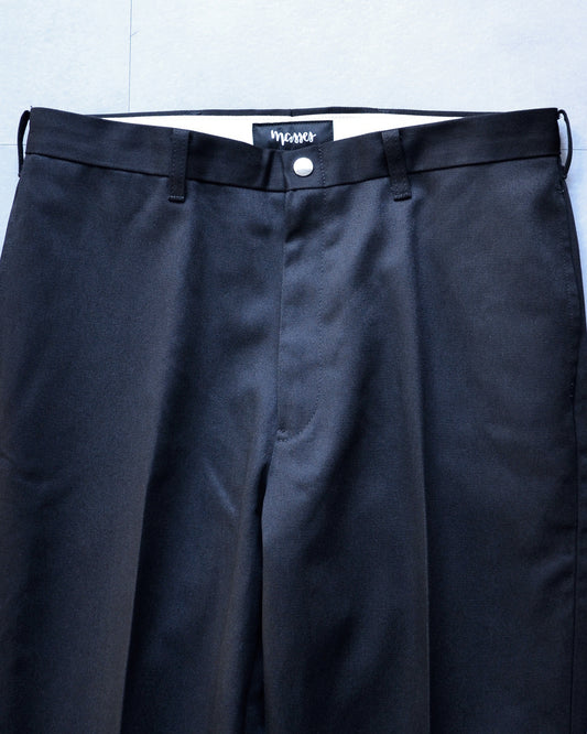PORKCHOP | HOPSACK PANTS P - Black