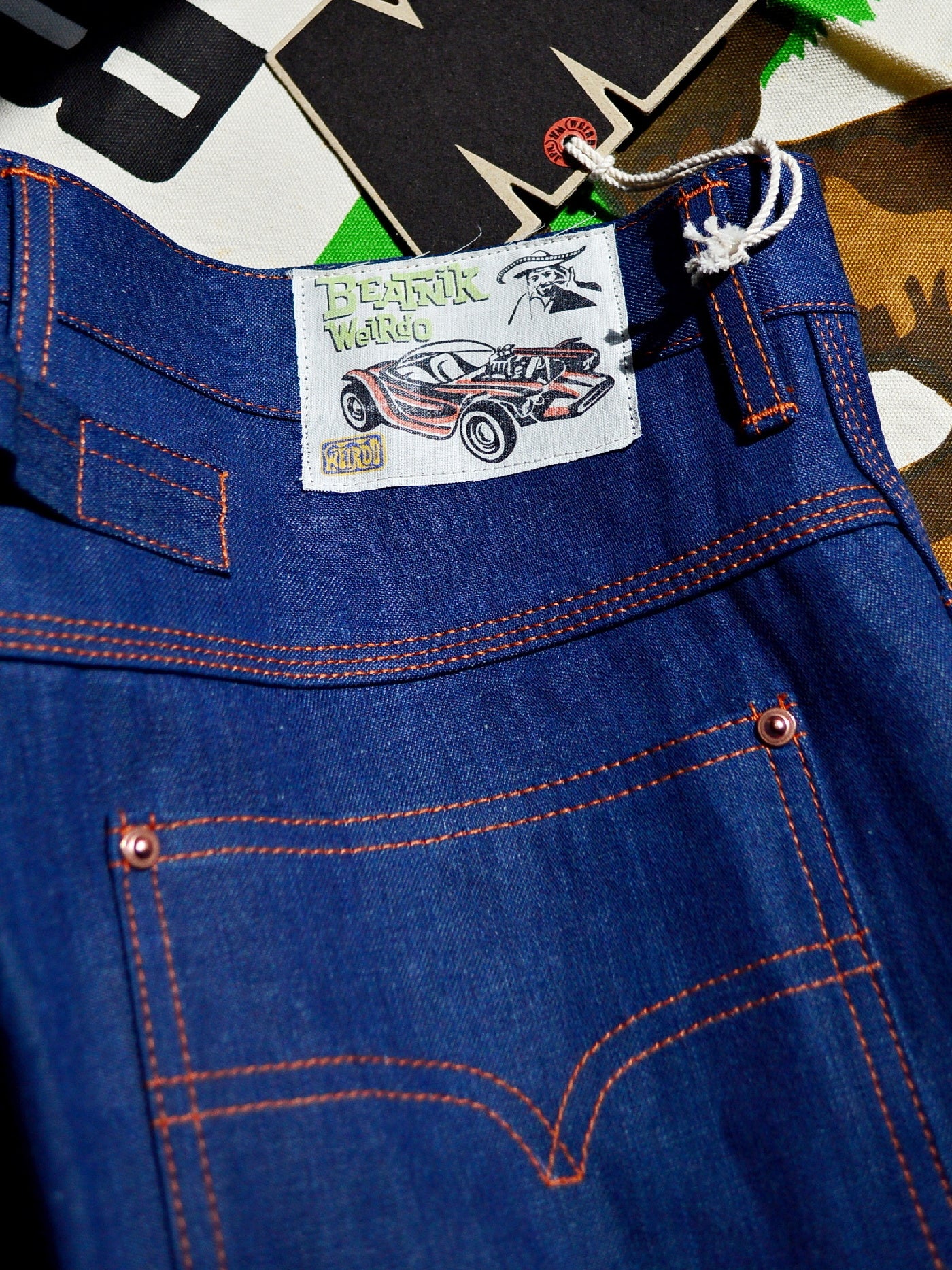 WEIRDO | BEATNIK - DENIM PANTS / WRD5126 - Indigo
