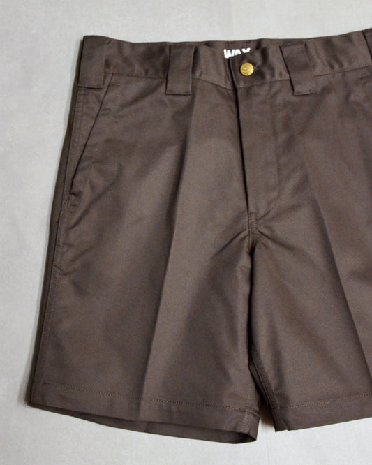 WAX | BLUCO x WAX WORK SHORTS - Brown