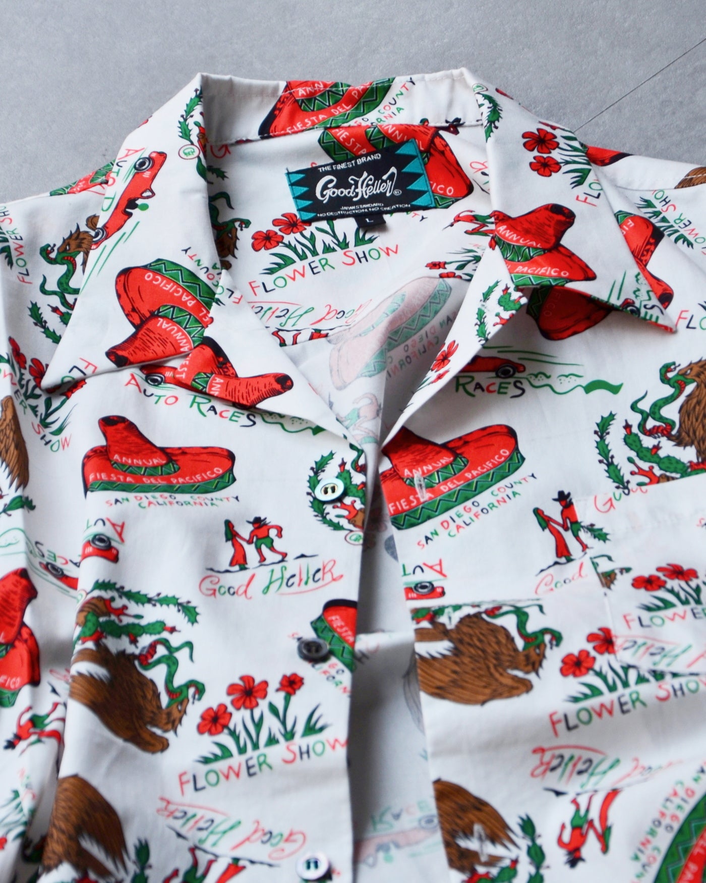 GOOD HELLER | MEXICAN ALL OVER PATTERN S/S SHIRT