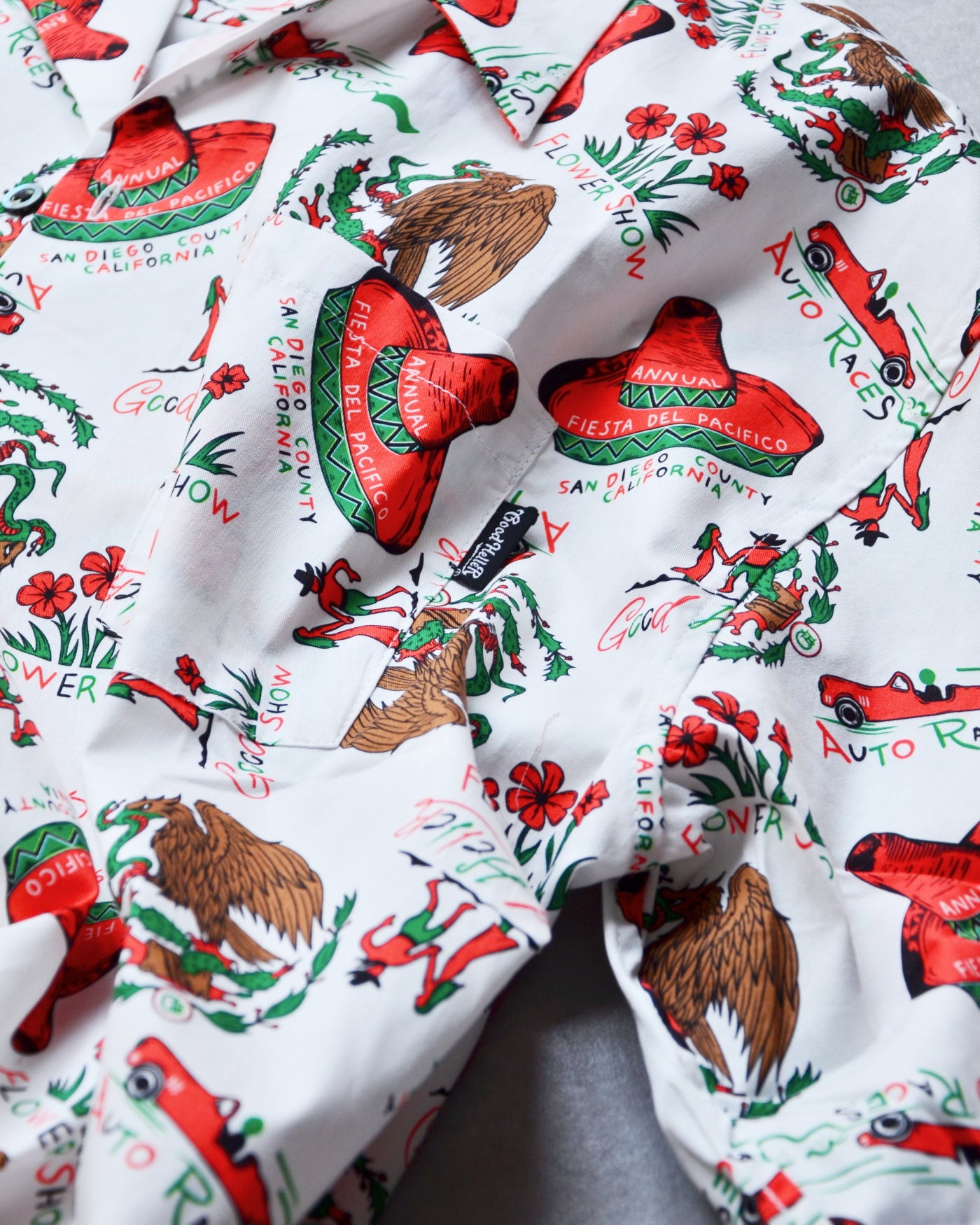 GOOD HELLER | MEXICAN ALL OVER PATTERN S/S SHIRT