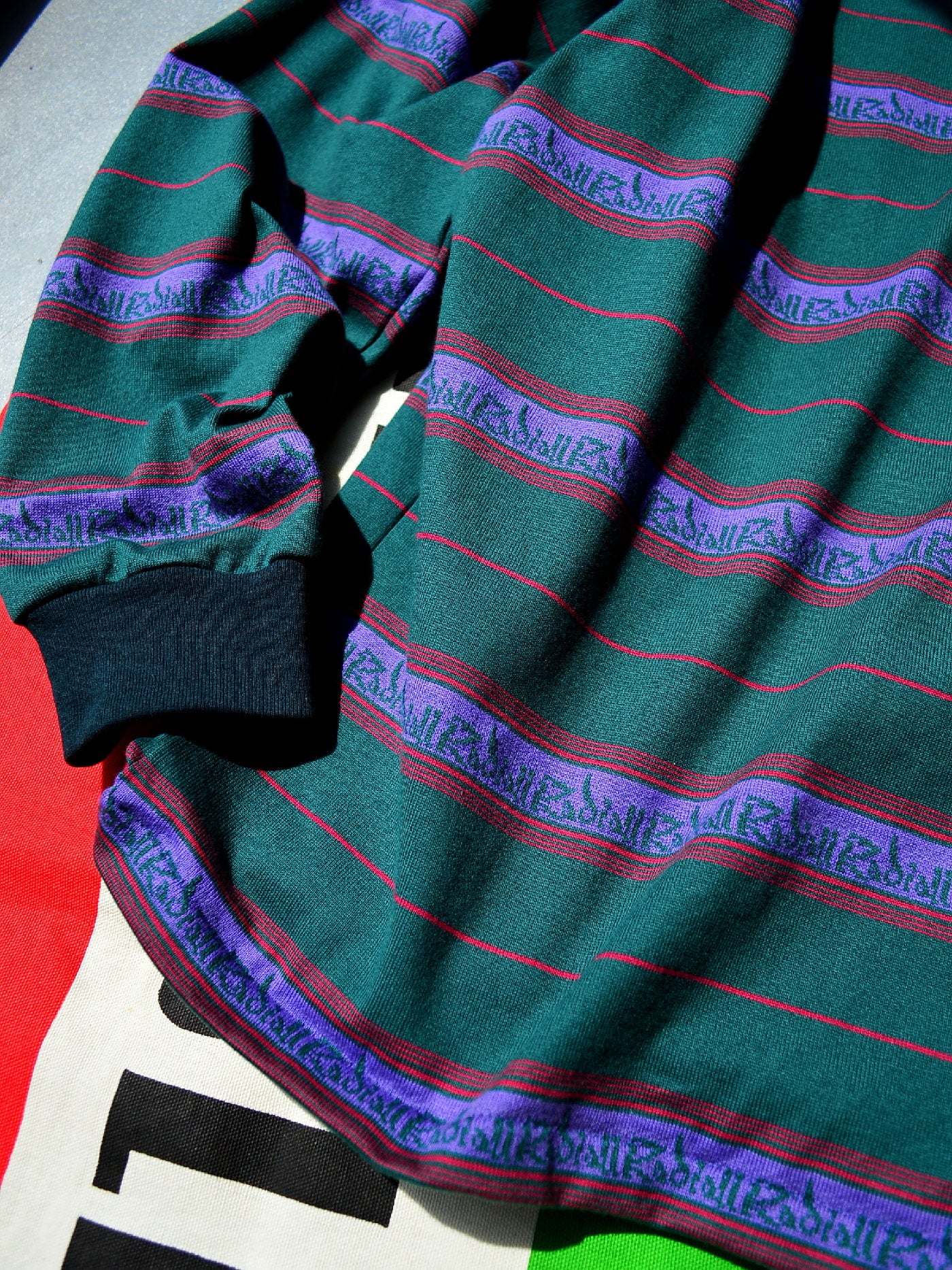 RADIALL | Lincoln Park - CREW NECK T-SHIRT L/S - Forest Green