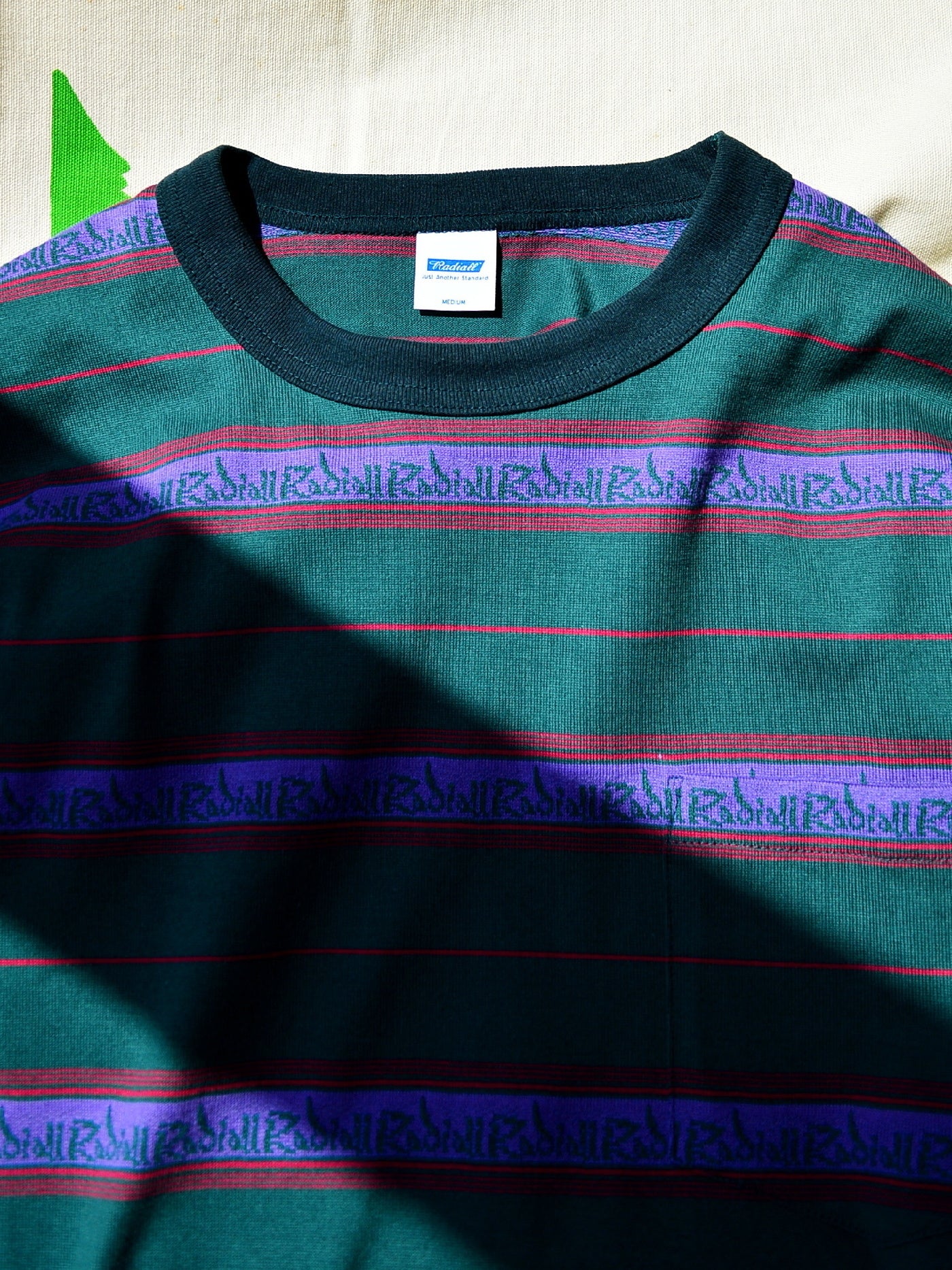 RADIALL | Lincoln Park - CREW NECK T-SHIRT L/S - Forest Green