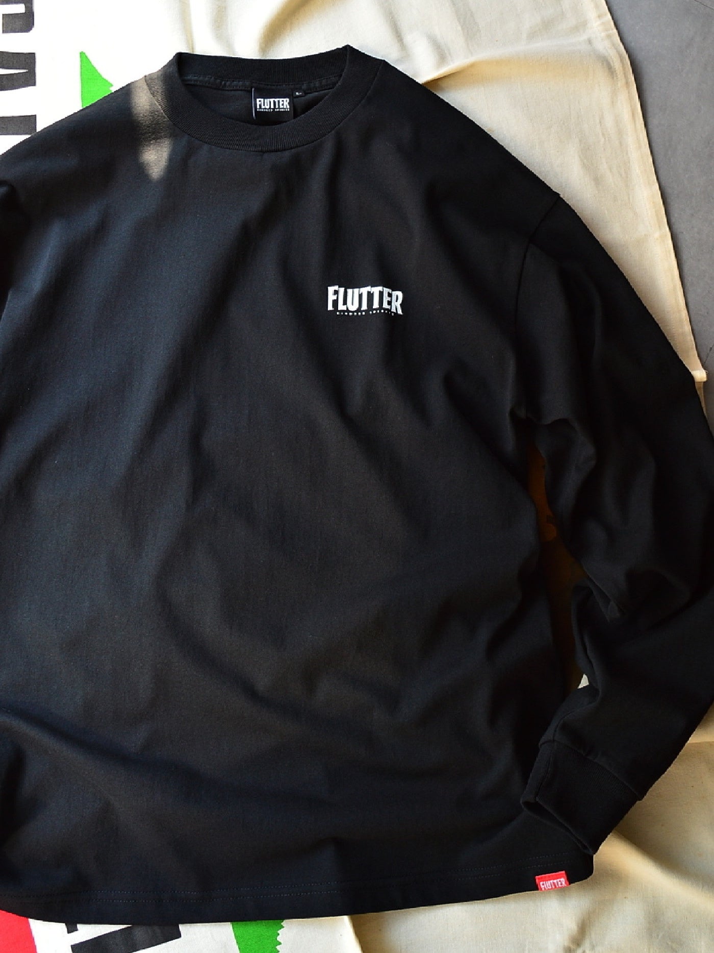 FLUTTER | OG Logo L/S Tee - Black