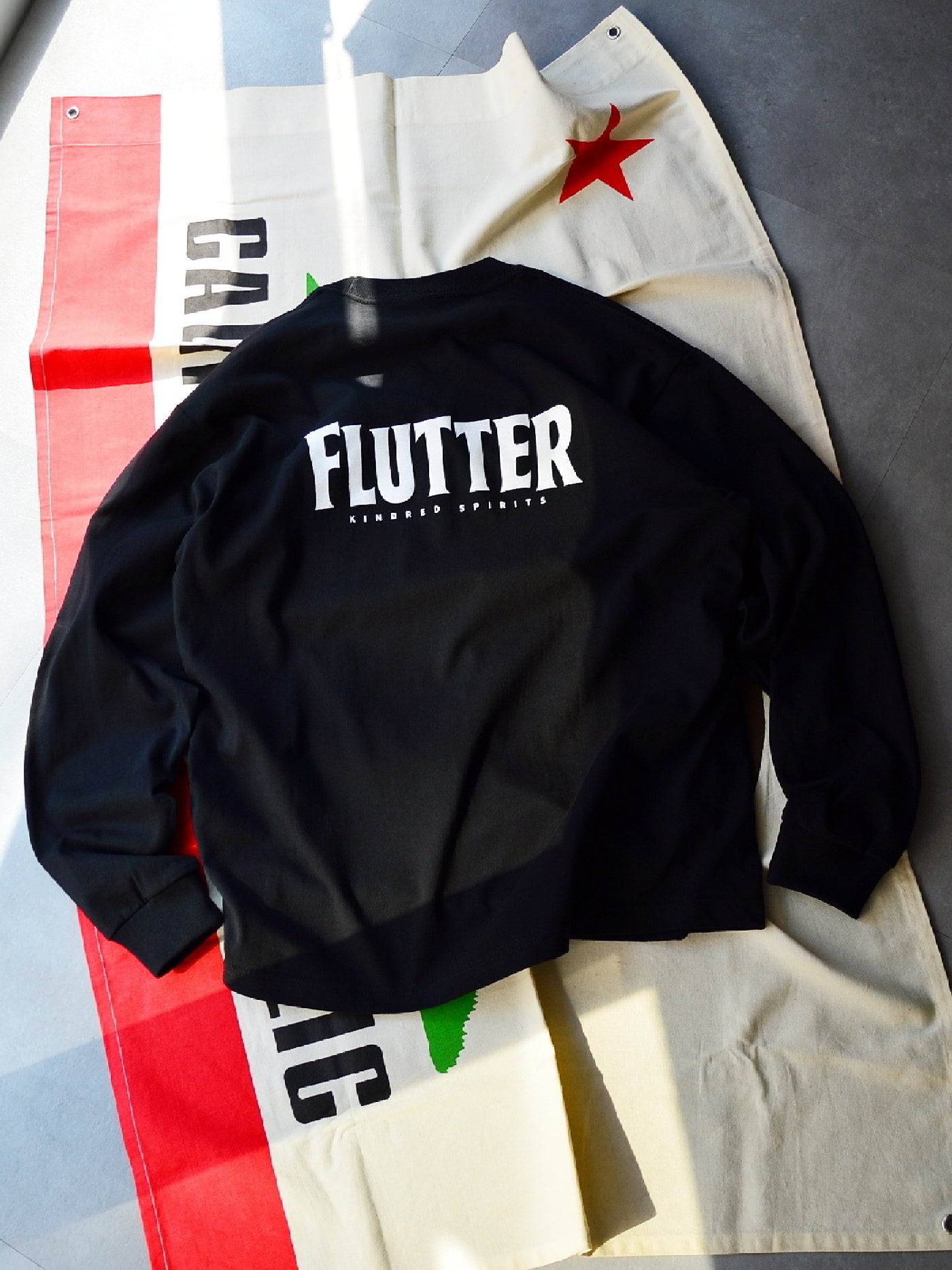 FLUTTER | OG Logo L/S Tee - Black