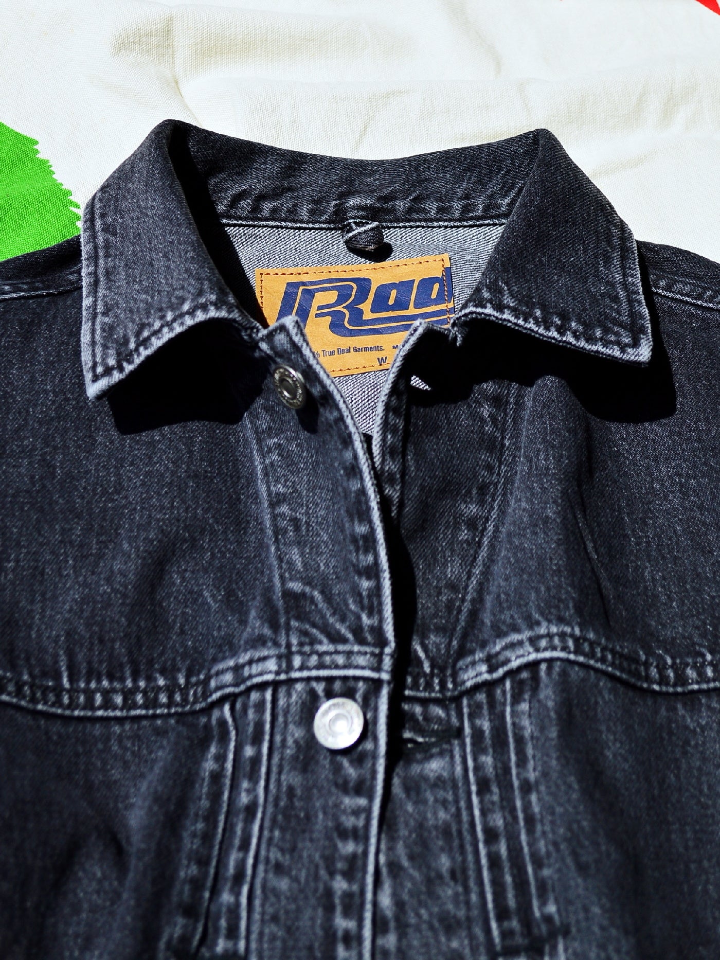 RADIALL | Classic 350 Top - TRUCKER JACKET - Light Black