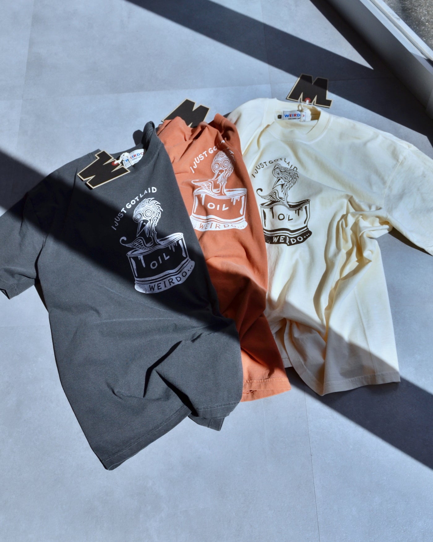 WEIRDO | I JUST GOT LAID - S/S T-SHIRTS - Fade Ivory