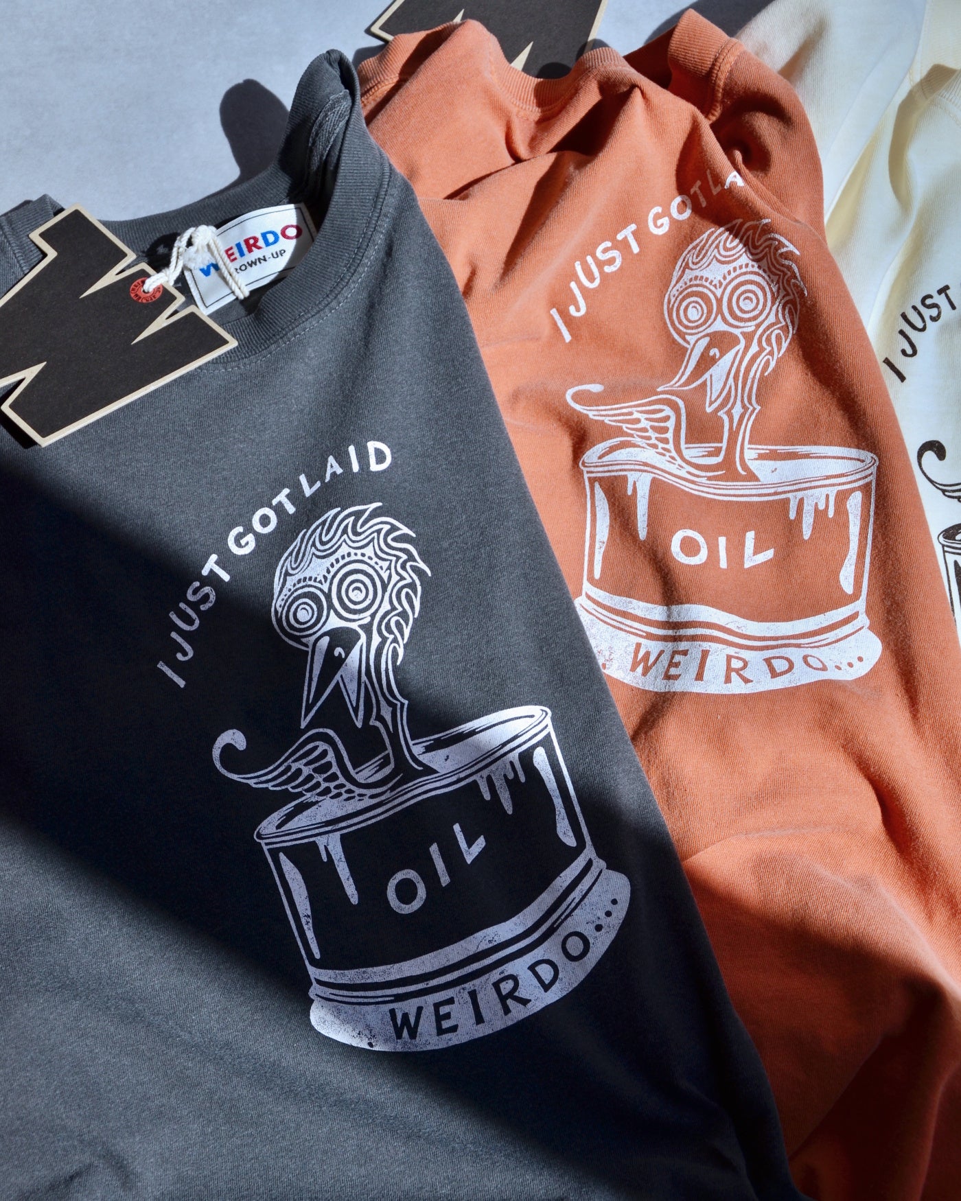 WEIRDO | I JUST GOT LAID - S/S T-SHIRTS - Fade Black