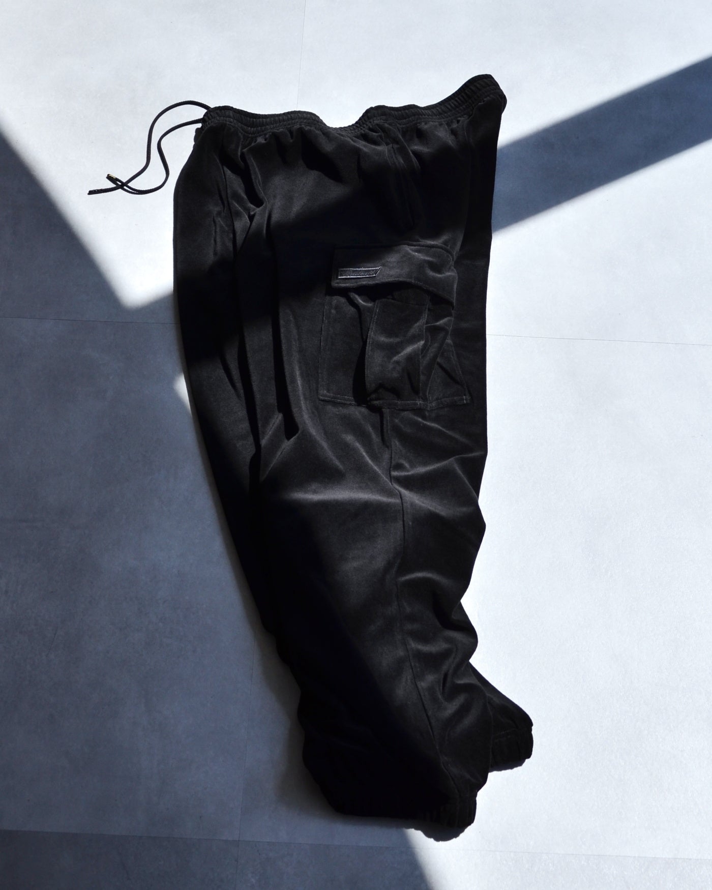 RADIALL | FLAGS - CARGO TRACK PANTS - Black