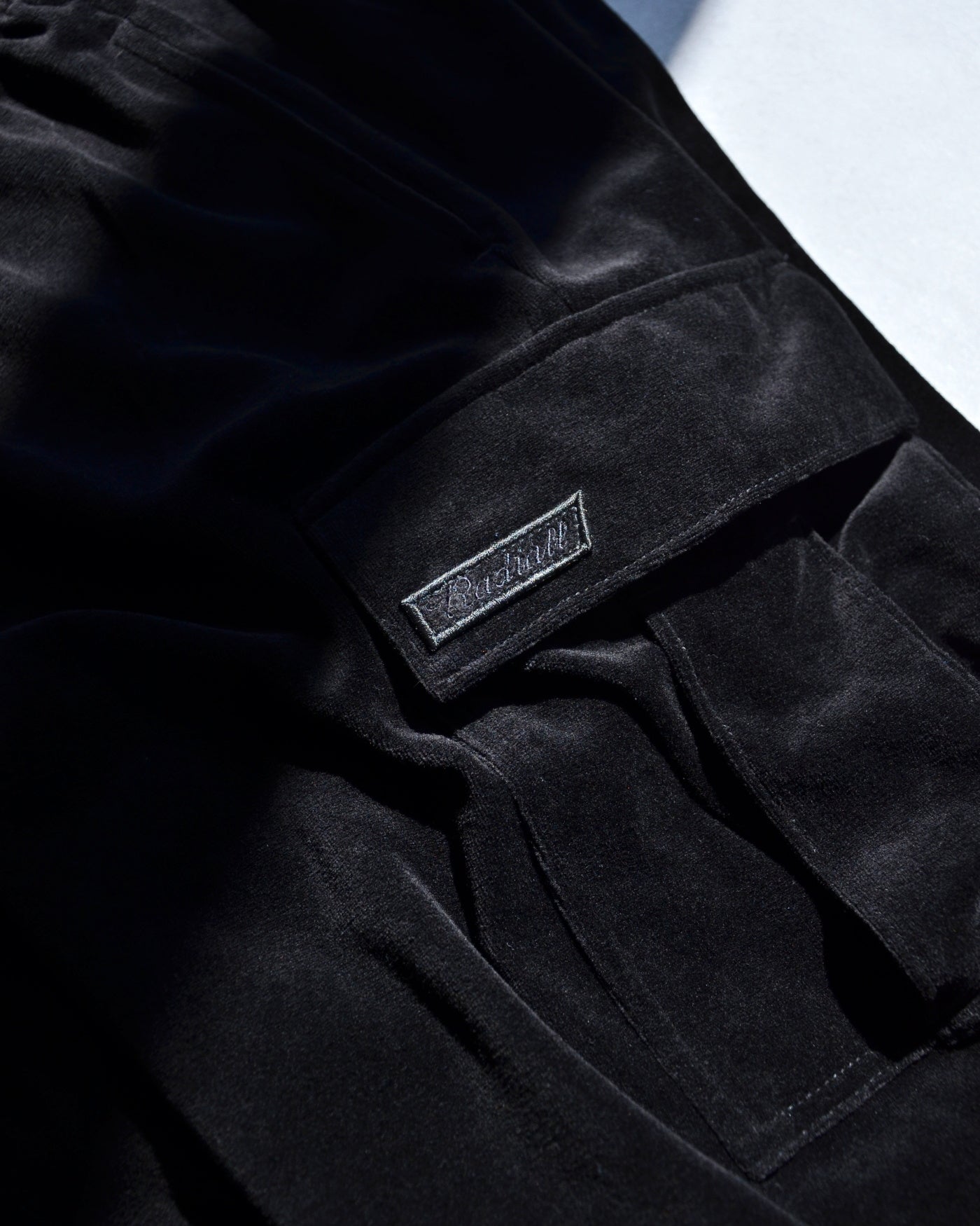 RADIALL | FLAGS - CARGO TRACK PANTS - Black