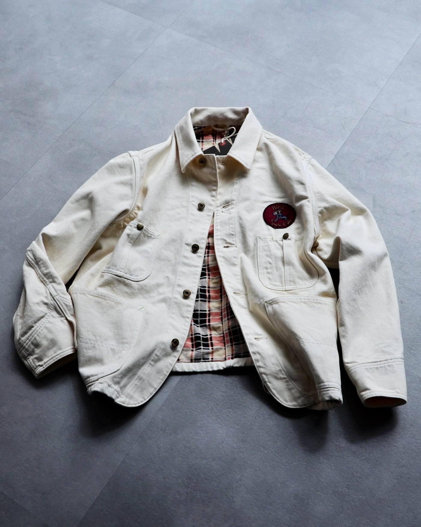 WEIRDO | GOOD WORK? - ENGINEER JACKET - Ivory