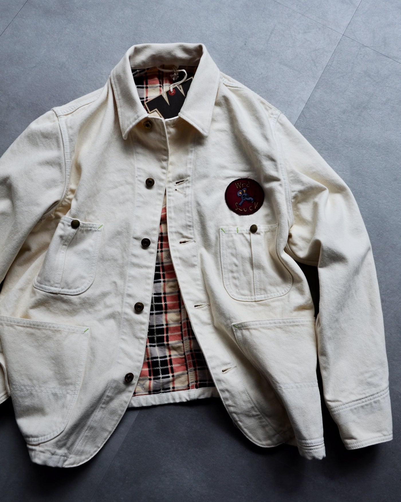 WEIRDO | GOOD WORK? - ENGINEER JACKET - Ivory