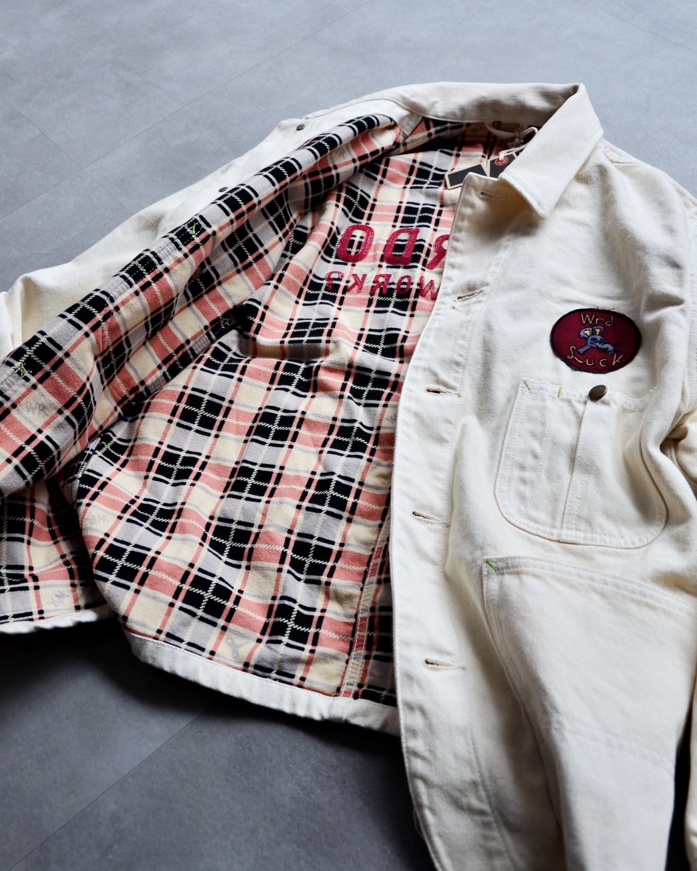 WEIRDO | GOOD WORK? - ENGINEER JACKET - Ivory