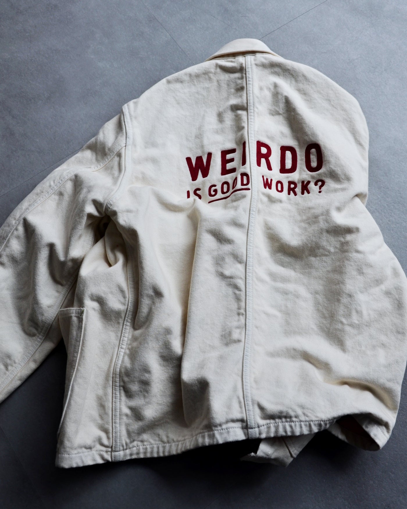 WEIRDO | GOOD WORK? - ENGINEER JACKET - Ivory