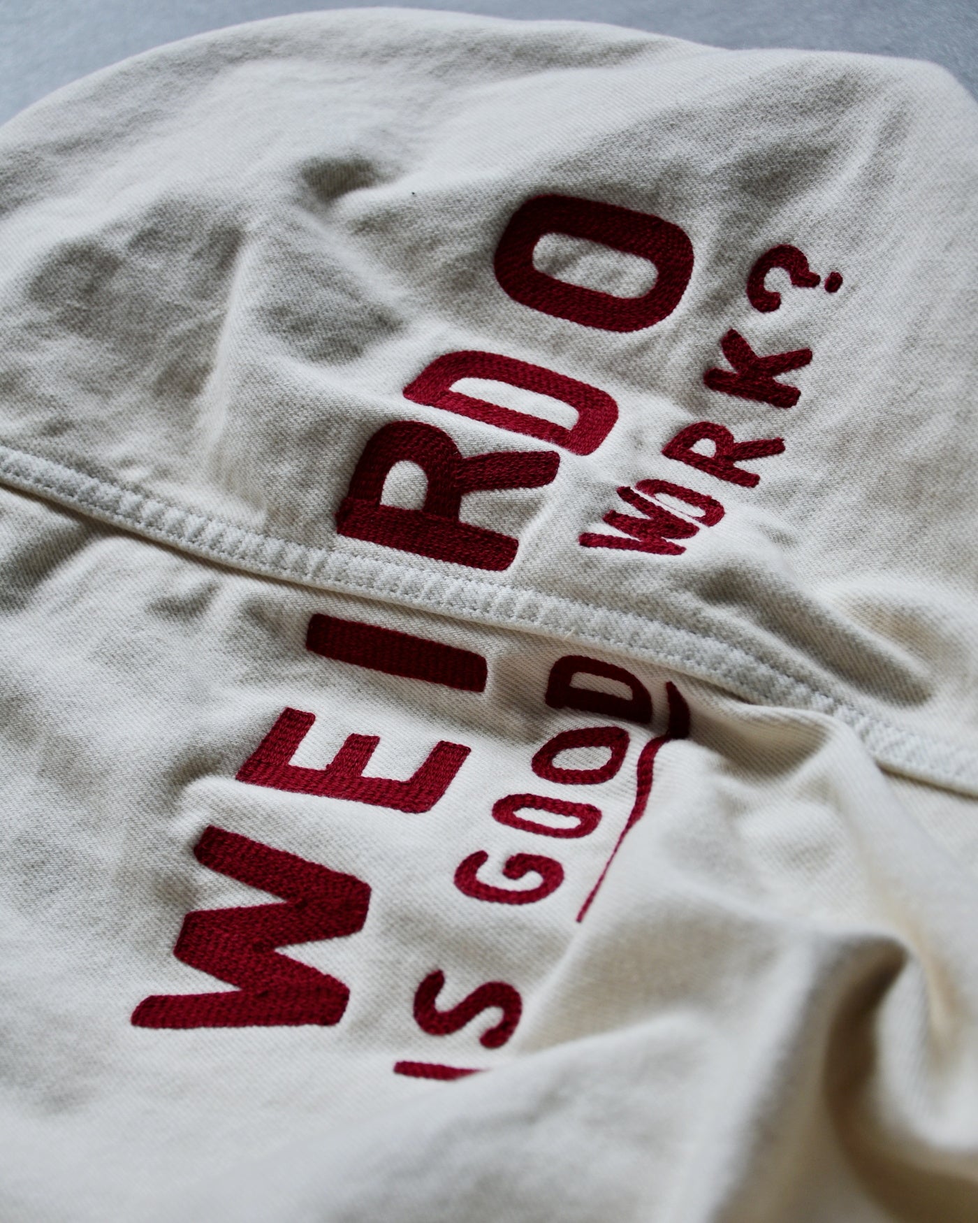 WEIRDO | GOOD WORK? - ENGINEER JACKET - Ivory