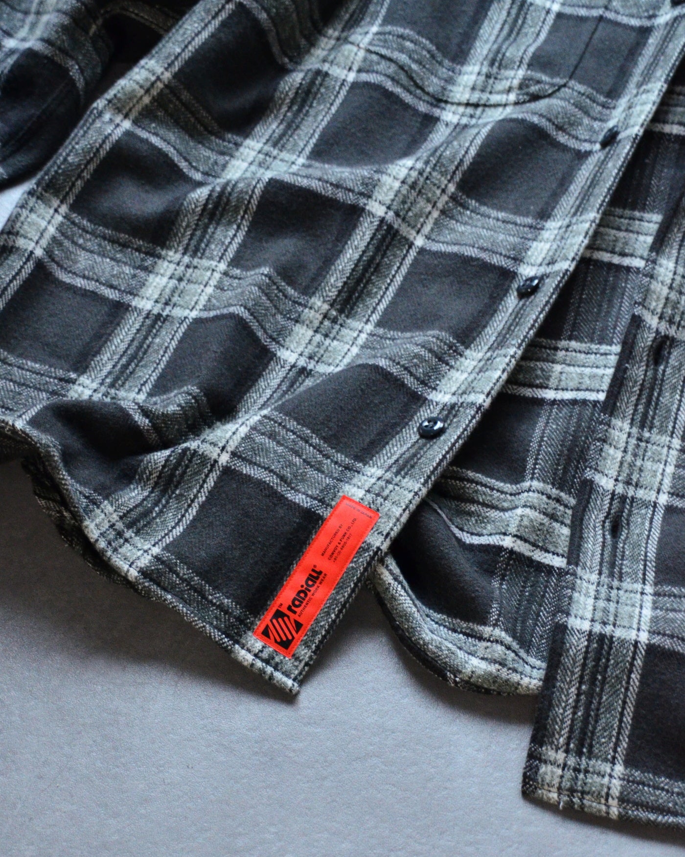 RADIALL | LO-N-SLO - C.P.O. SHIRT L/S - Black