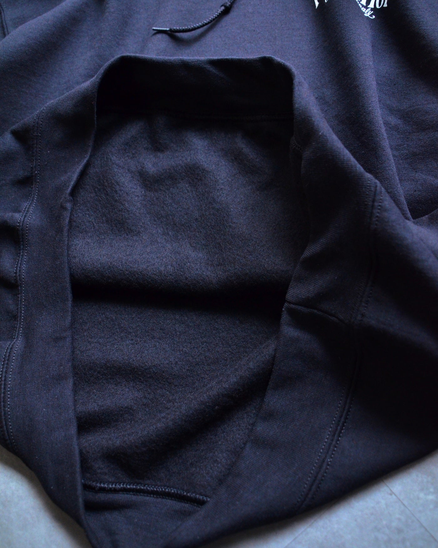 PORKCHOP | PORK BACK HOODIE - Black/White