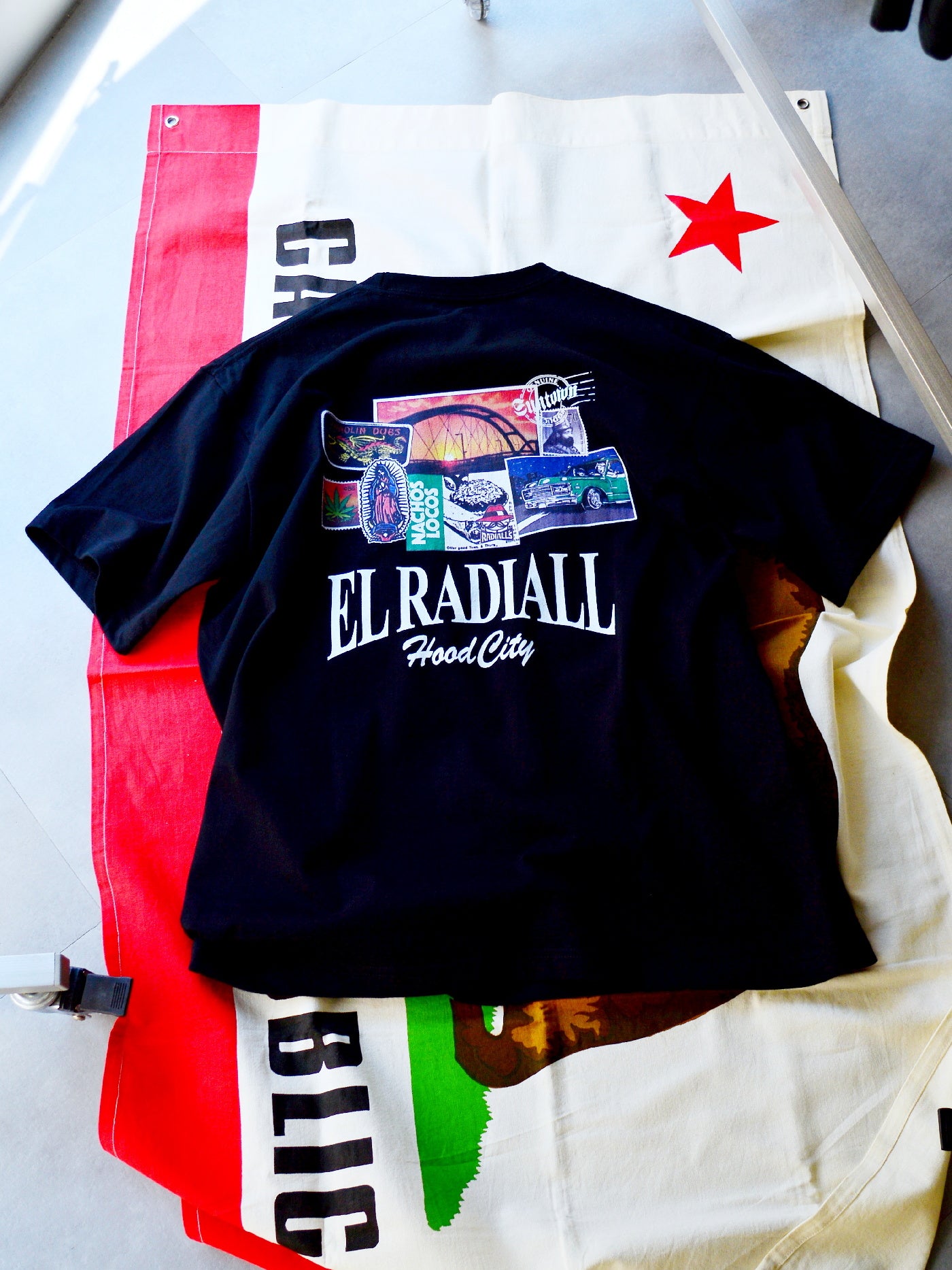 RADIALL | Hood City - CREW NECK T-SHIRT S/S - Black