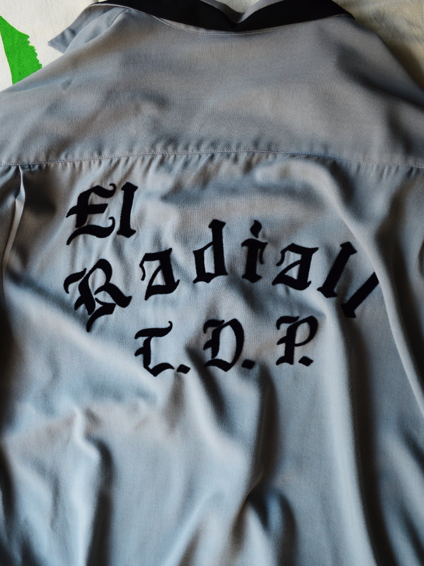 RADIALL | True Deal Pot - OPEN COLLARED SHIRT S/S - Steel Gray
