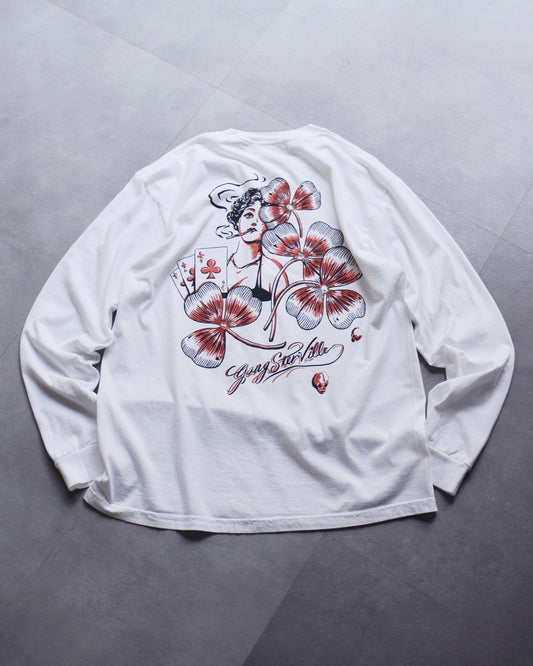 GANGSTERVILLE | SHAMROCK LADY - L/S T-SHIRTS - White
