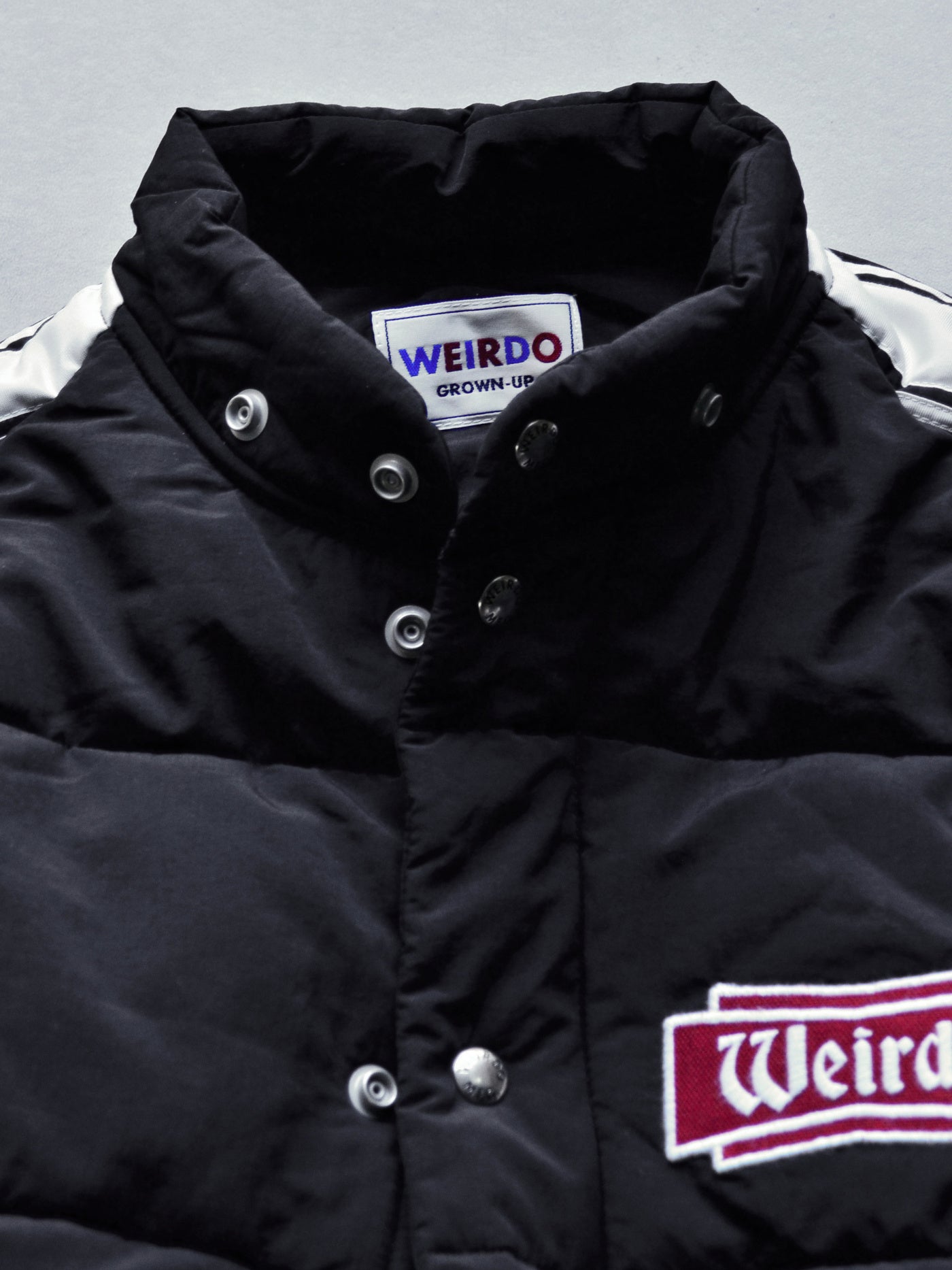 WEIRDO | FLAME - RACING JACKET - Black