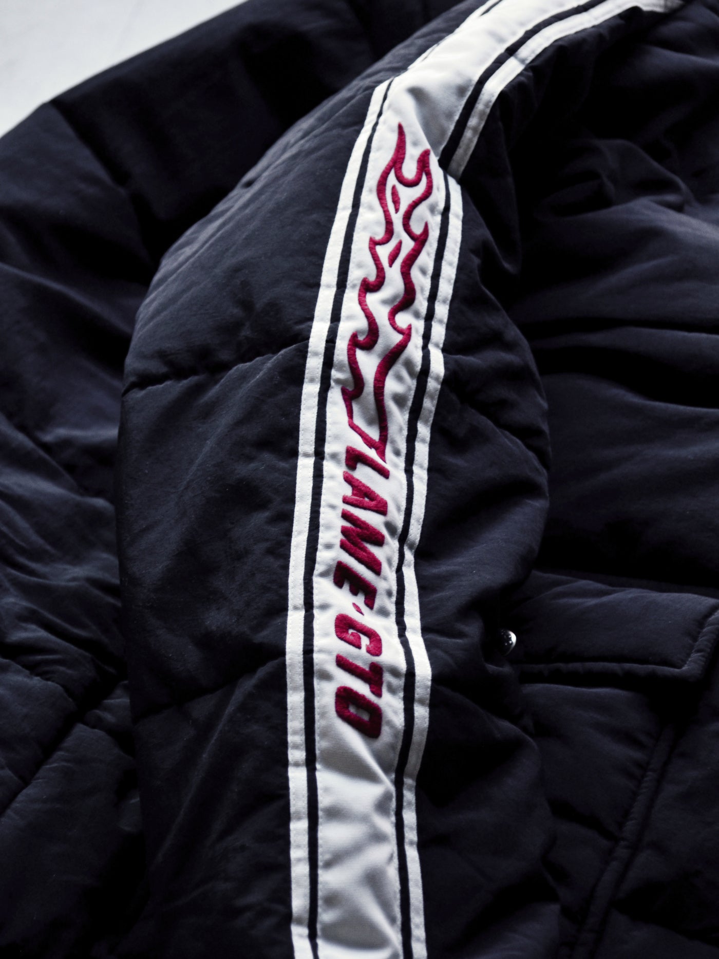 WEIRDO | FLAME - RACING JACKET - Black