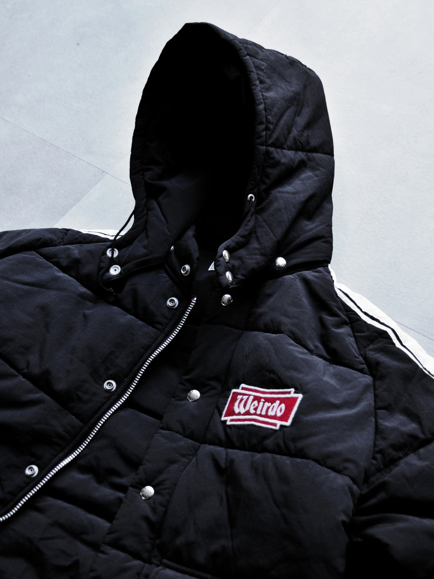 WEIRDO | FLAME - RACING JACKET - Black