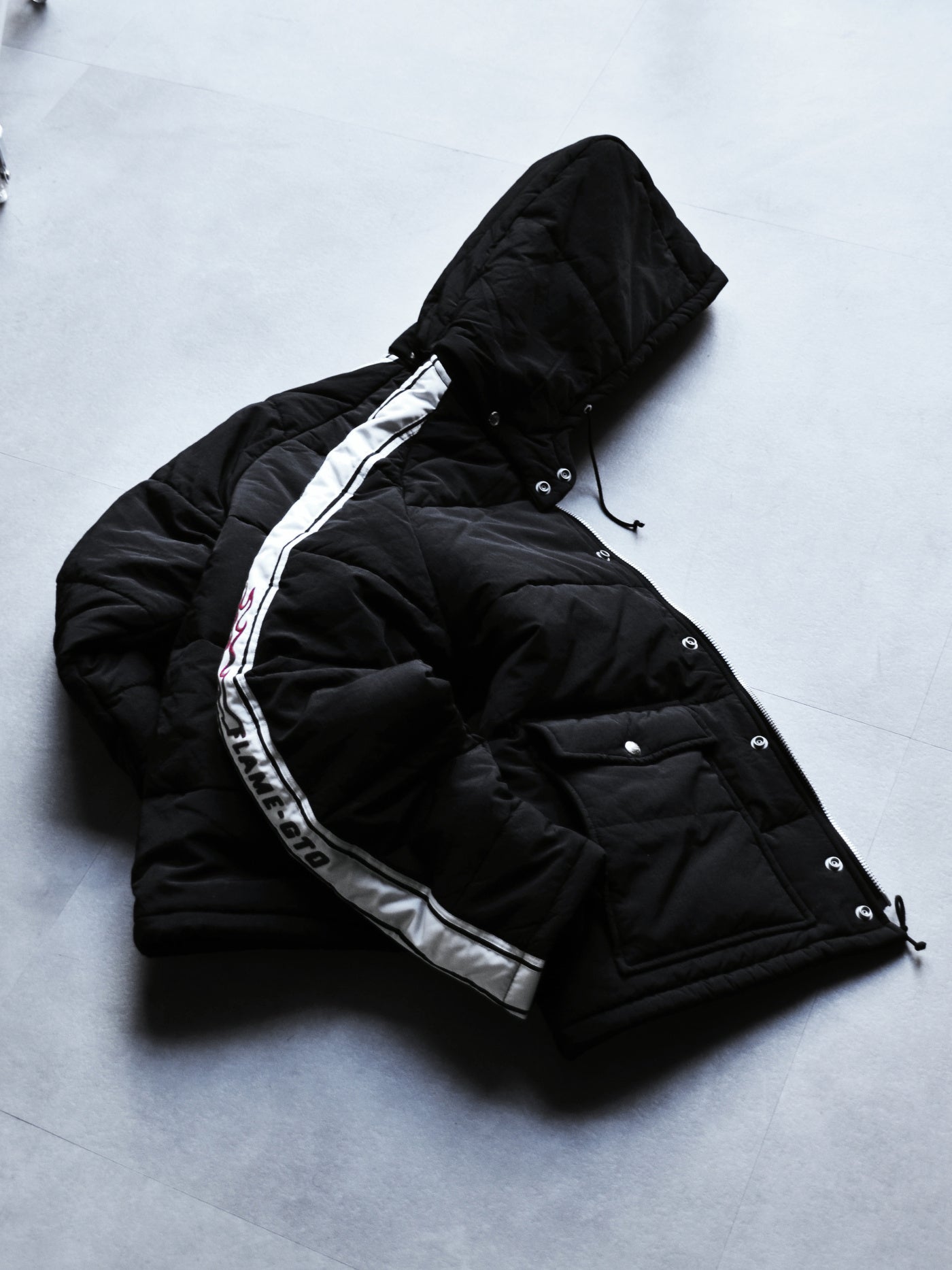 WEIRDO | FLAME - RACING JACKET - Black