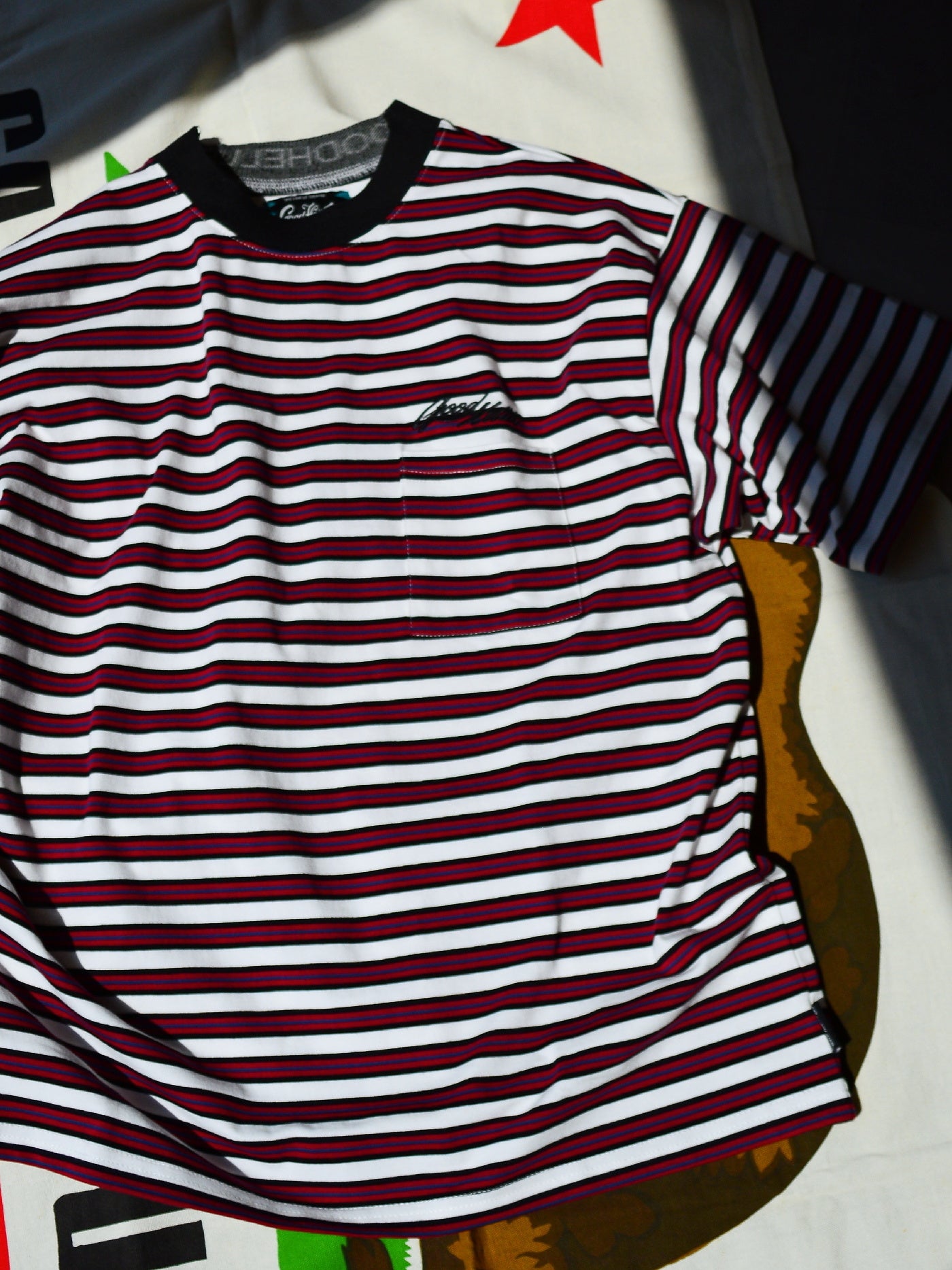 【8.23 (Sat) 12:00 Release】GOOD HELLER | BORDER S/S T-SHIRT - Red