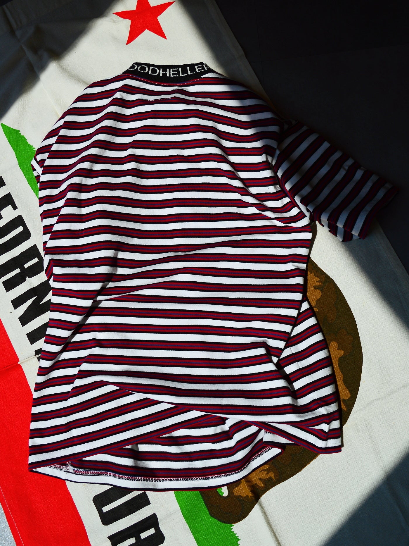 【8.23 (Sat) 12:00 Release】GOOD HELLER | BORDER S/S T-SHIRT - Red