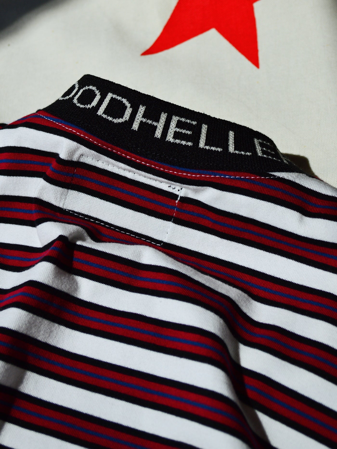 【8.23 (Sat) 12:00 Release】GOOD HELLER | BORDER S/S T-SHIRT - Red