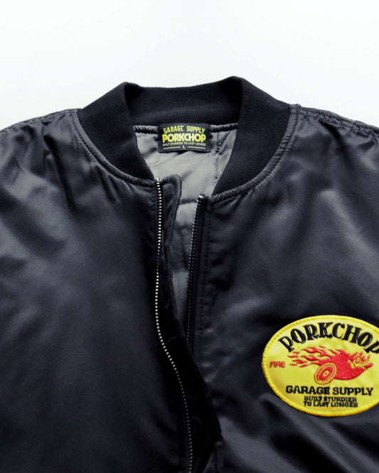 PORKCHOP | FIRE UP MA-1 JACKET - Black