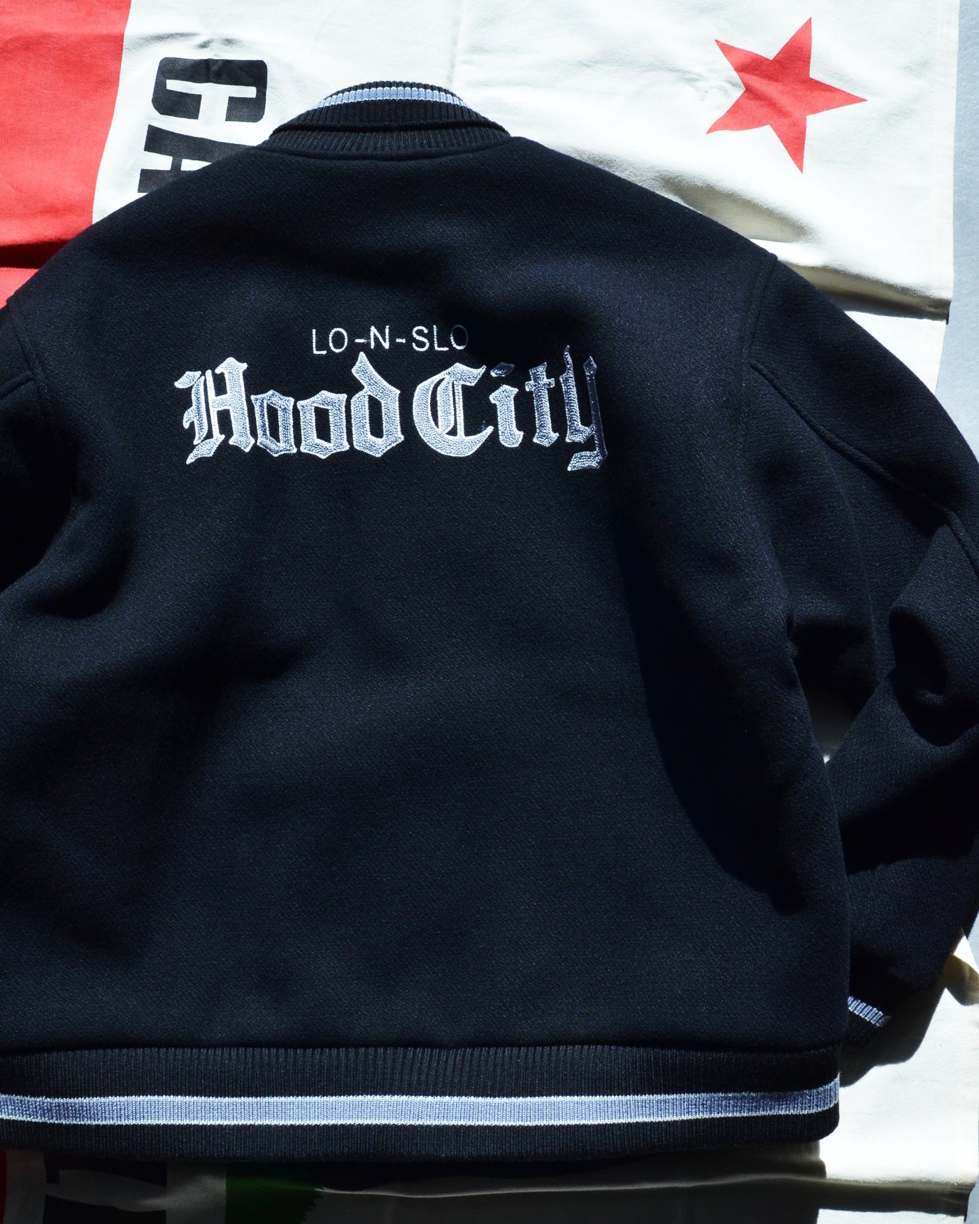 RADIALL | HOOD CITY - VARSITY JACKET - Black