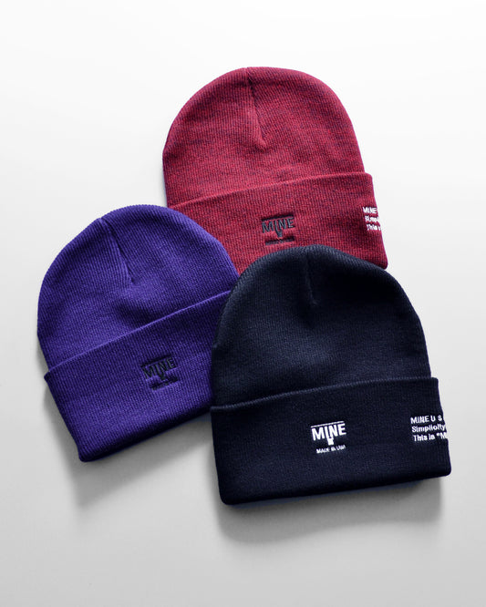 MINE USA | "Simplicity Perfected" AC BEANIE