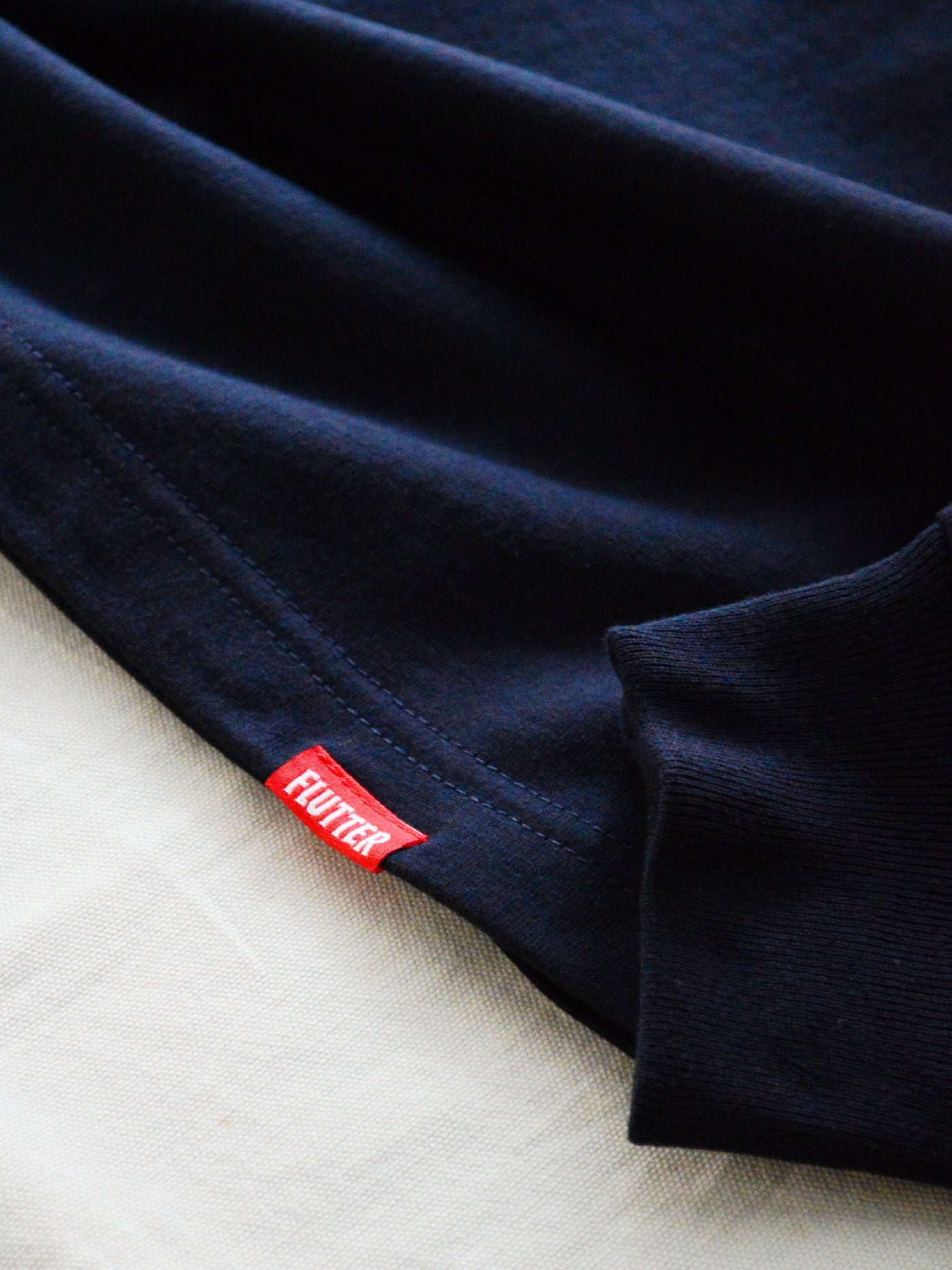FLUTTER | OG Logo L/S Tee - Navy