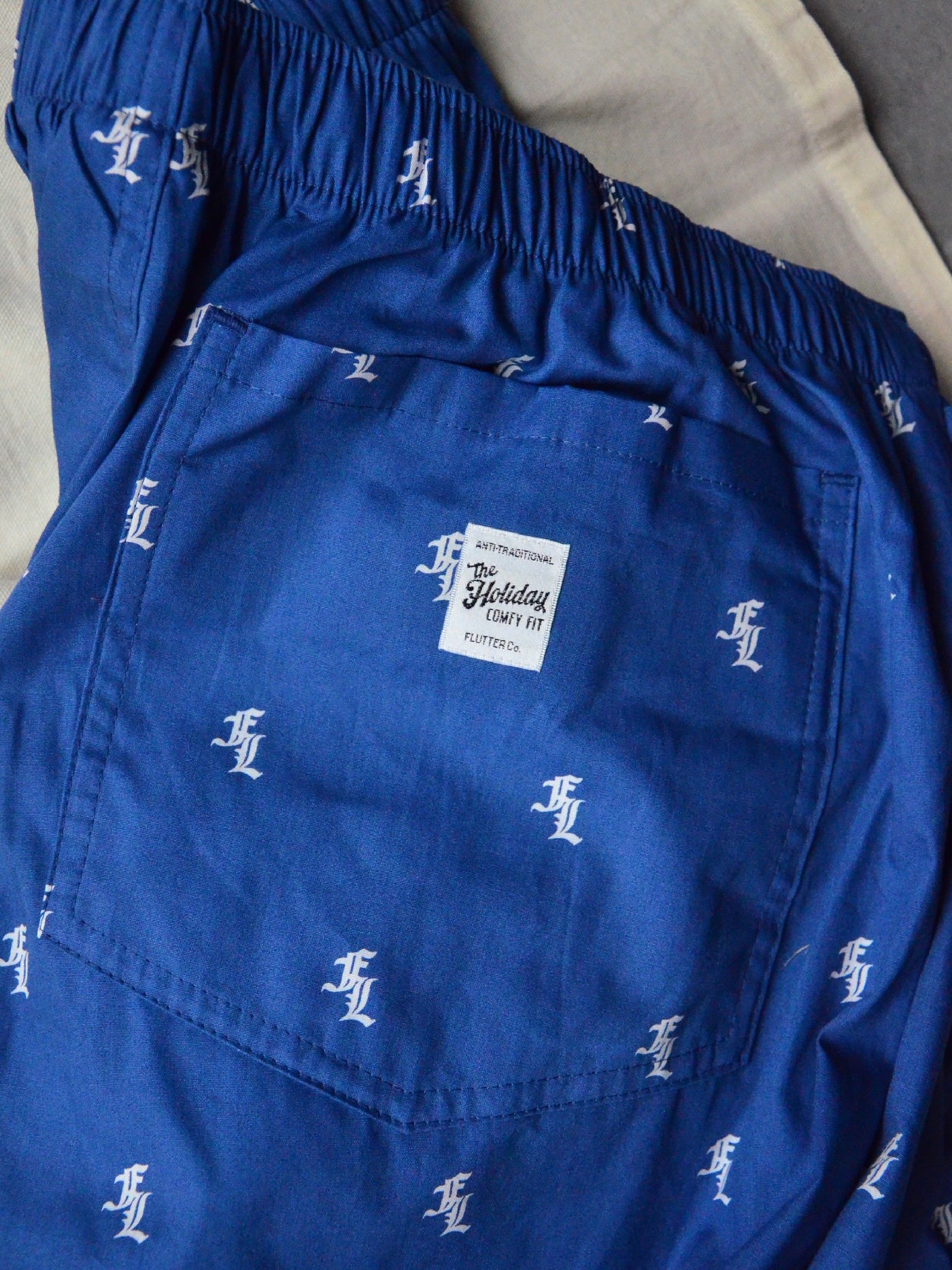 FLUTTER | O/E FL Logo Easy Pants - Blue