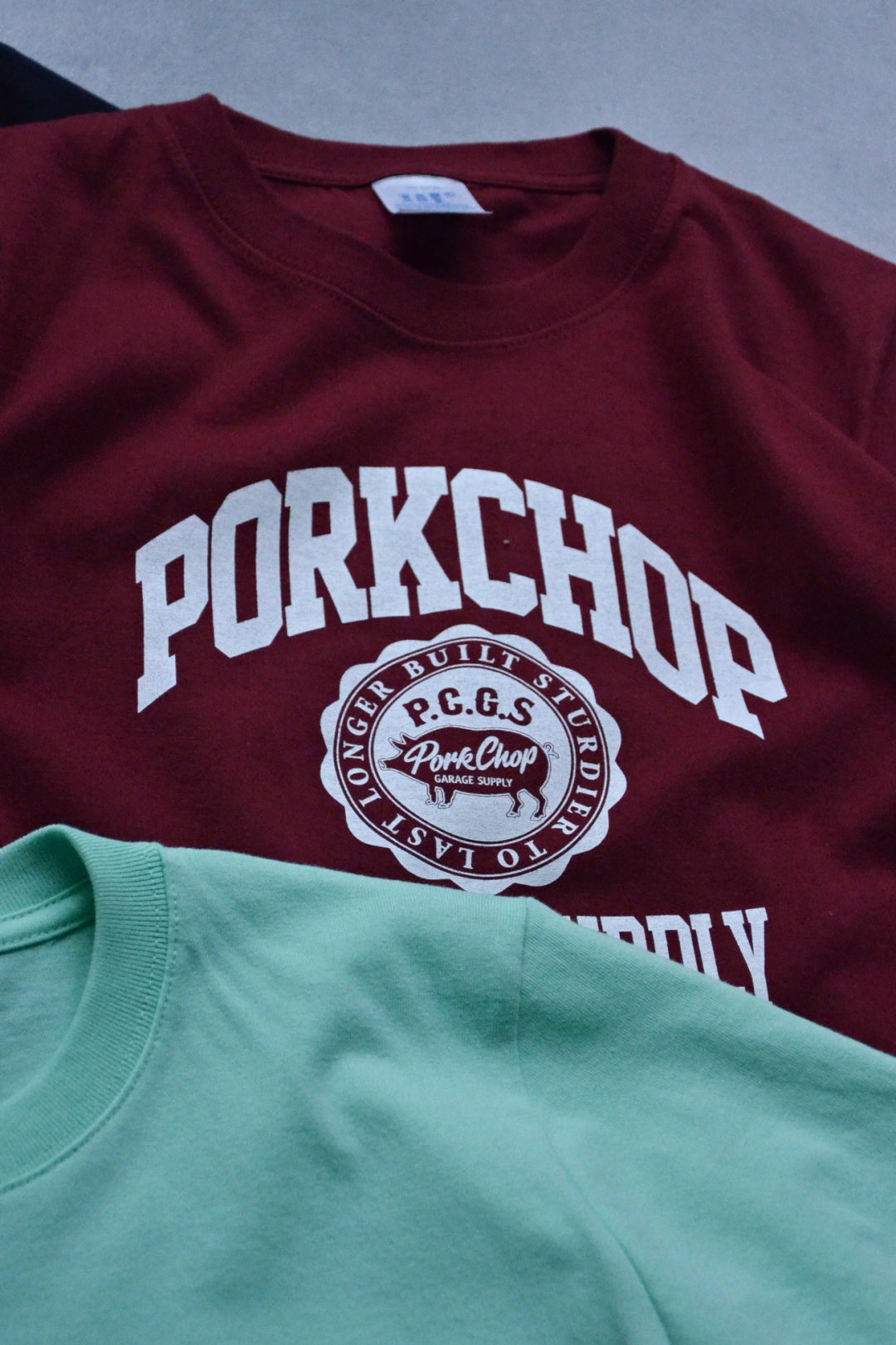 PORKCHOP | 2nd COLLEGE TEE for Kids - Melon