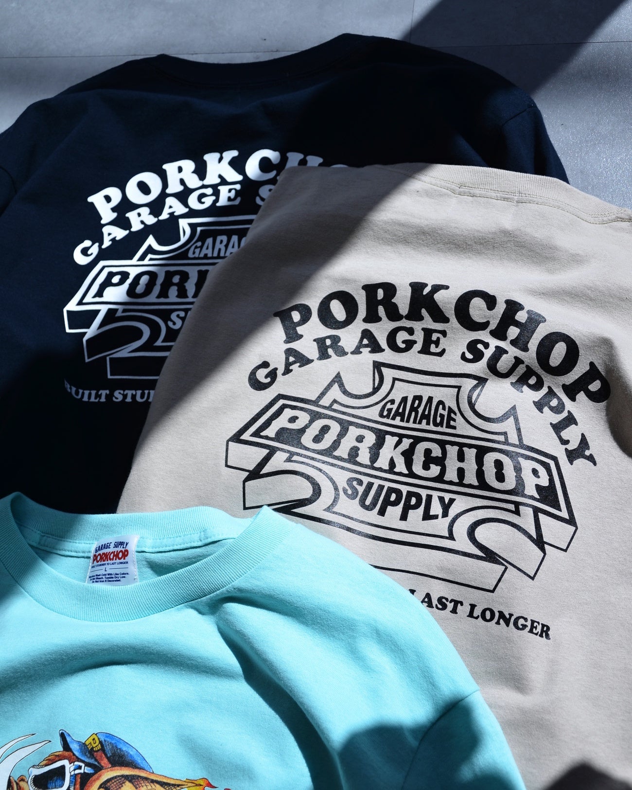PORKCHOP | WILD PORK L/S TEE - Sand