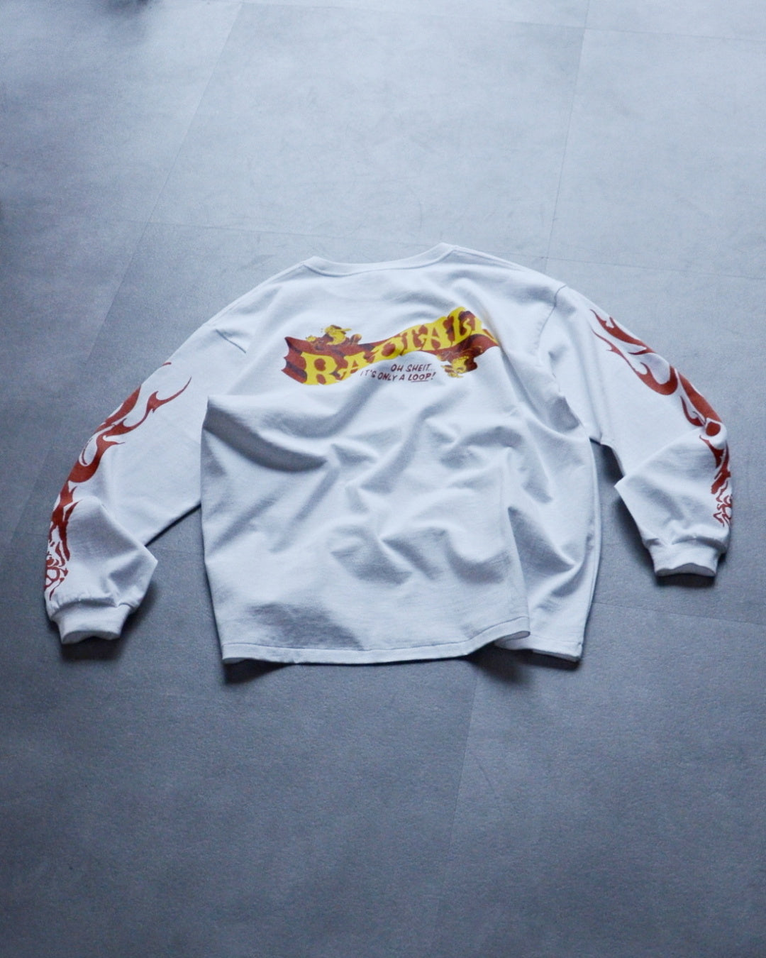 RADIALL | LO-N-SLO - CREW NECK T-SHIRT L/S - White