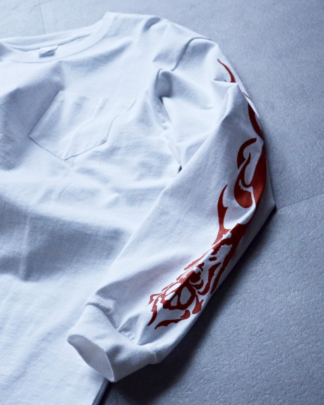RADIALL | LO-N-SLO - CREW NECK T-SHIRT L/S - White