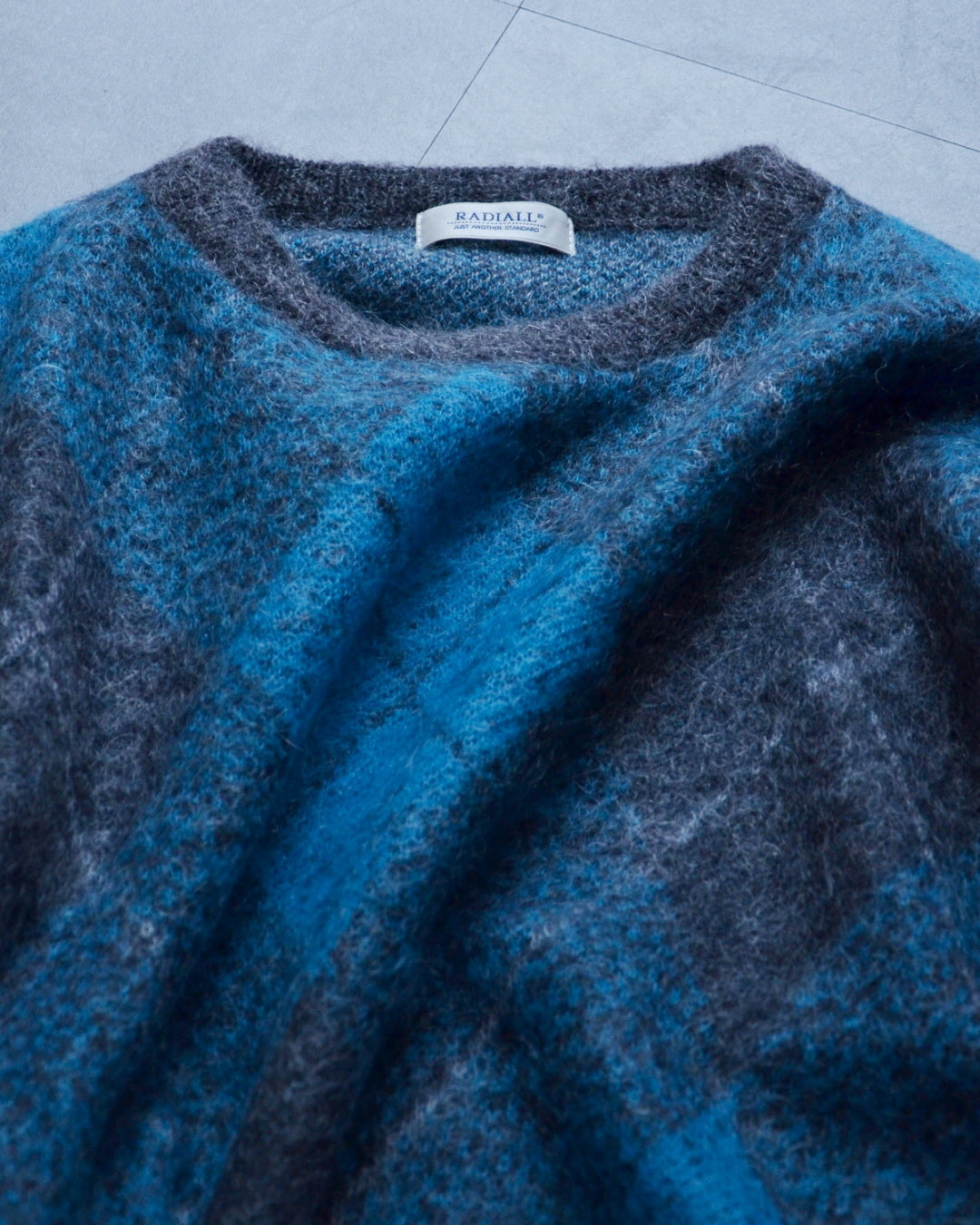 RADIALL | INNA DE YARD - CREW NECK SWEATER L/S - Blue