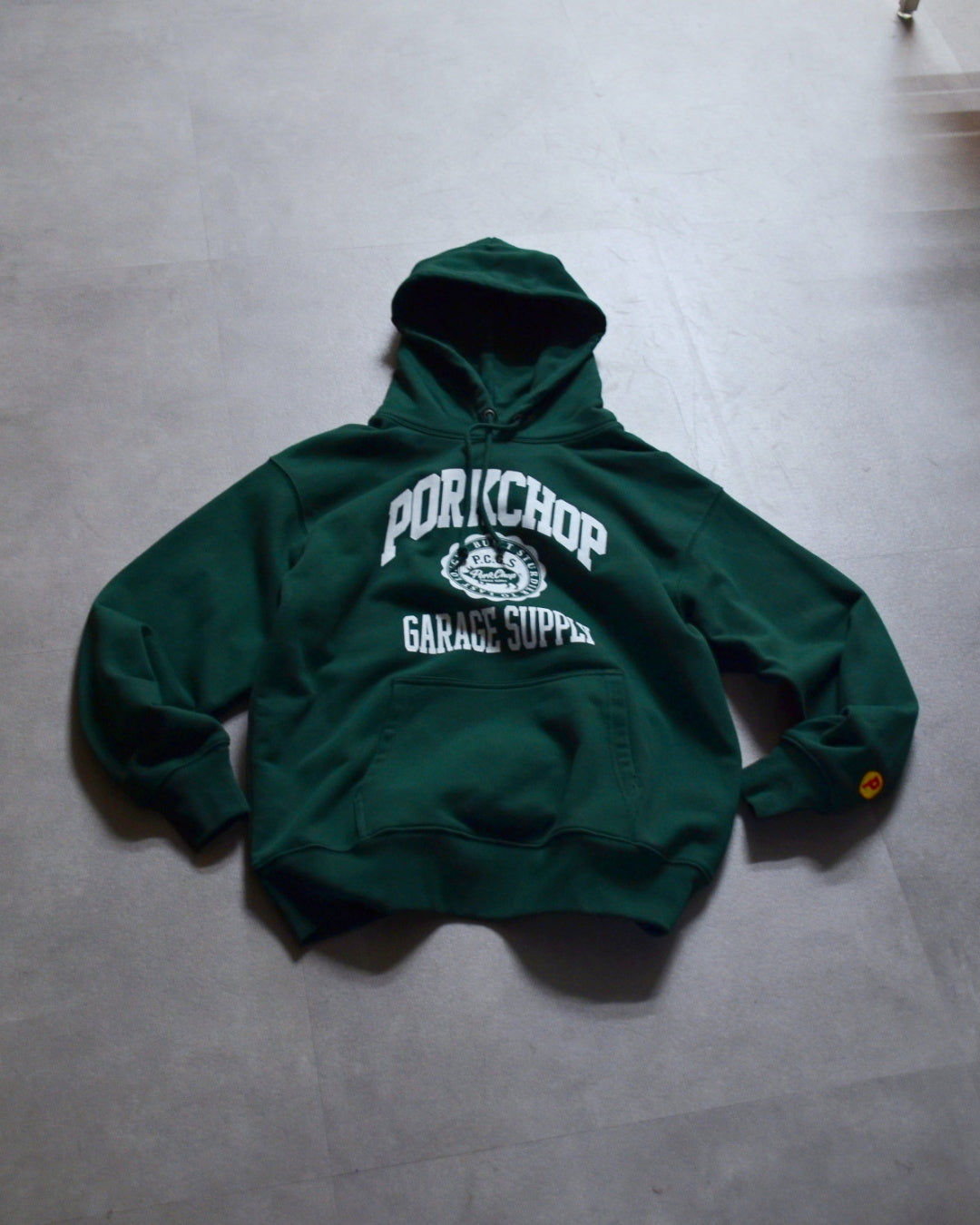 PORKCHOP | 2nd COLLEGE HOODIE - Forest Green