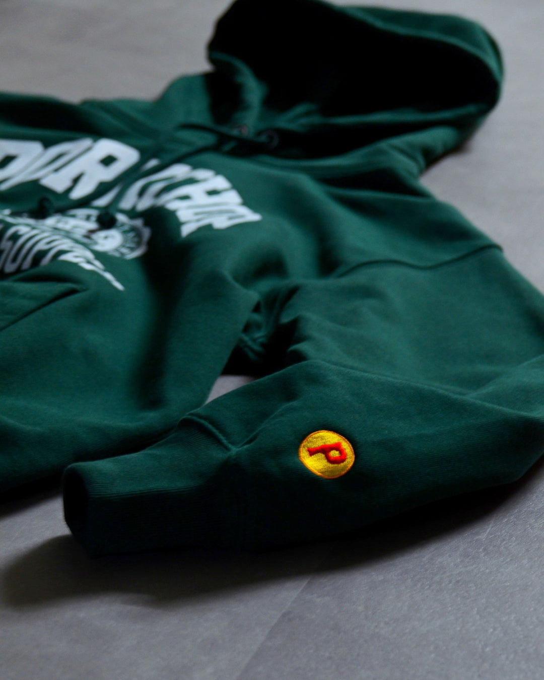 PORKCHOP | 2nd COLLEGE HOODIE - Forest Green