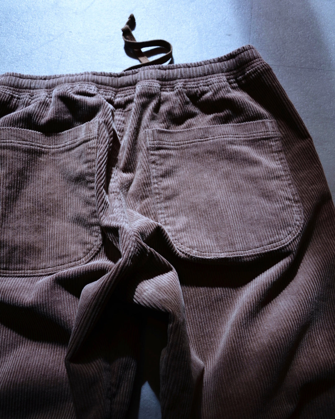 WAX | CORDUROY EASY TROUSERS - Moca