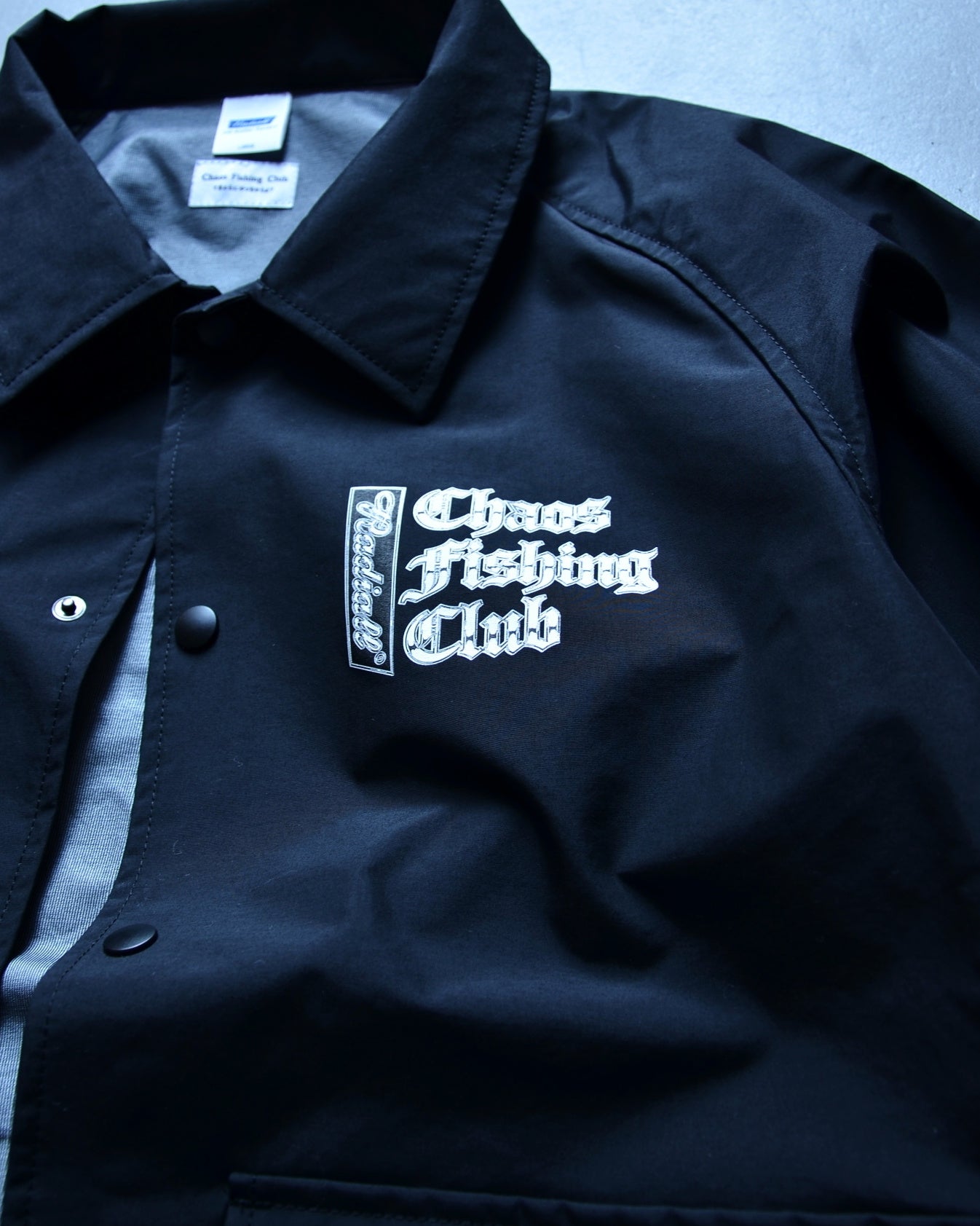 RADIALL | CHROME LETTERS - WINDBREAKER JACKET - Black