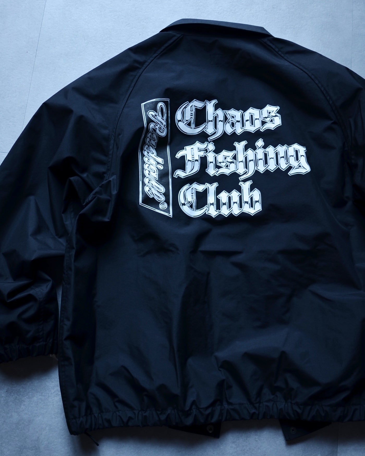 RADIALL | CHROME LETTERS - WINDBREAKER JACKET - Black