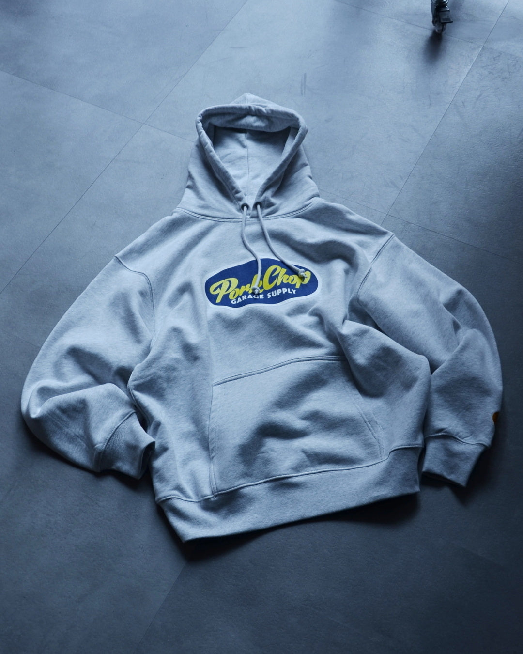 PORKCHOP | 2nd OVAL HOODIE - Ash Gray